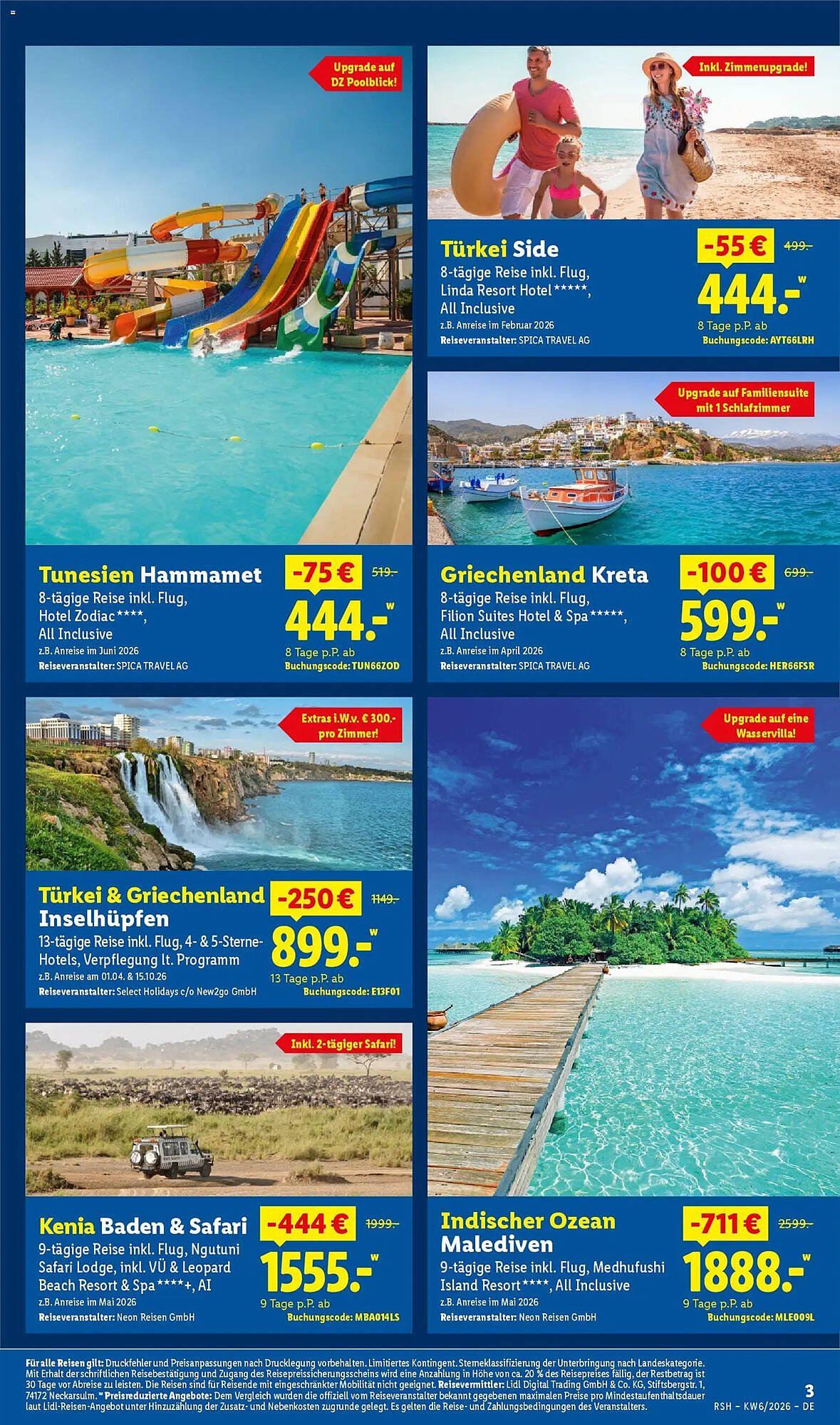 Lidl Reisen Prospekt