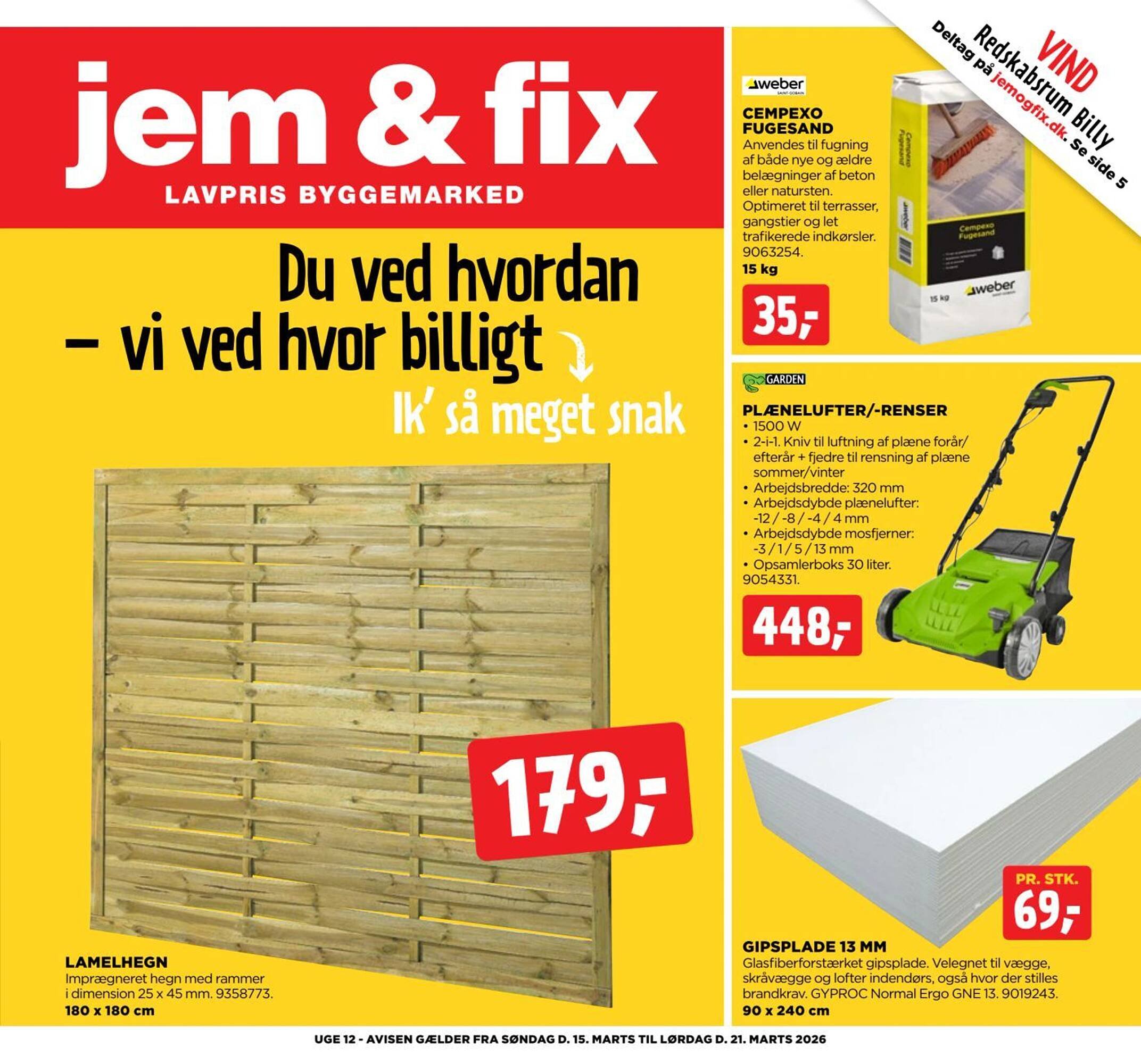 Jem &amp; fix tilbudsavis