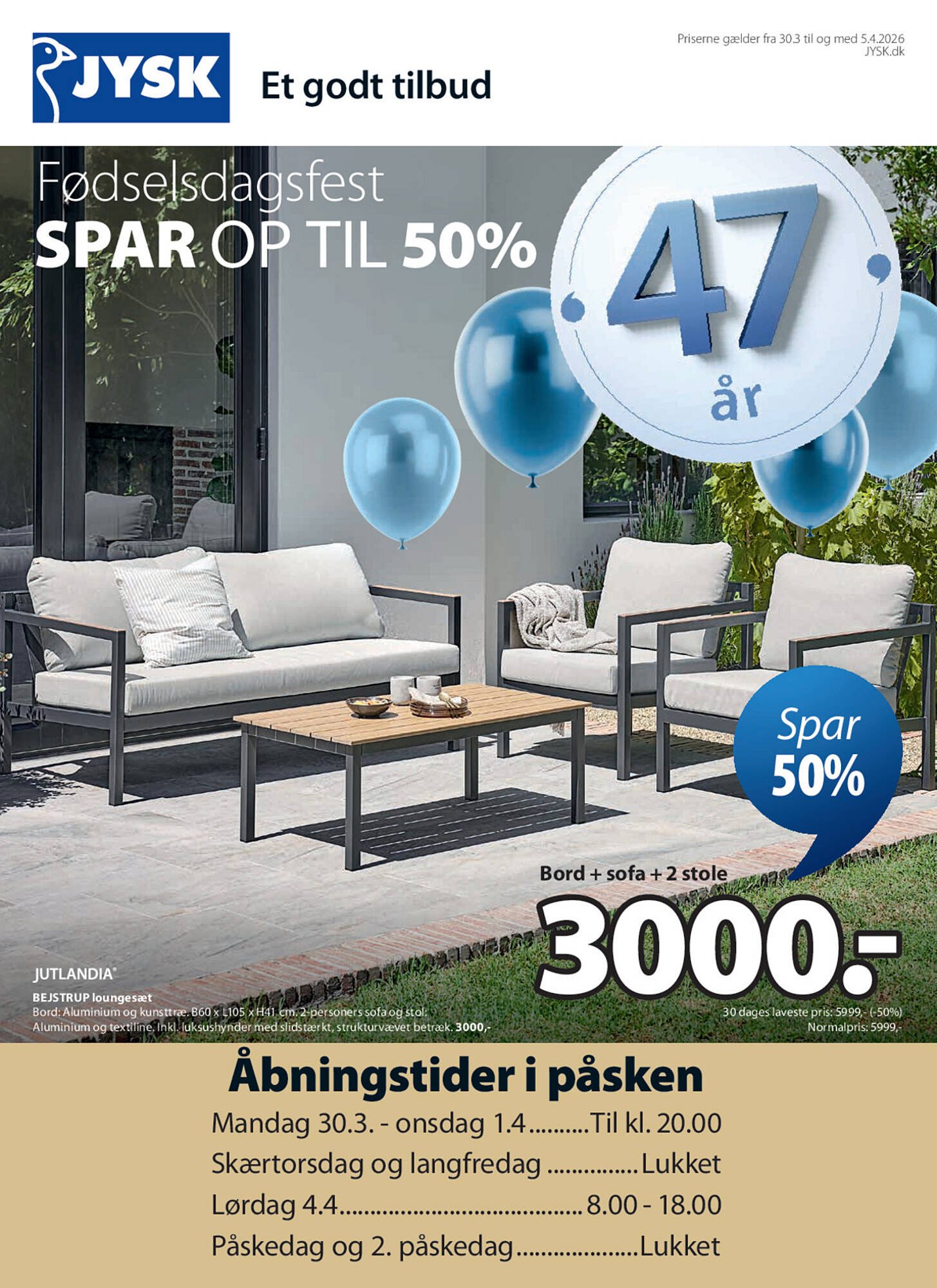 JYSK tilbudsavis (2026-03-30 - 2026-04-05)