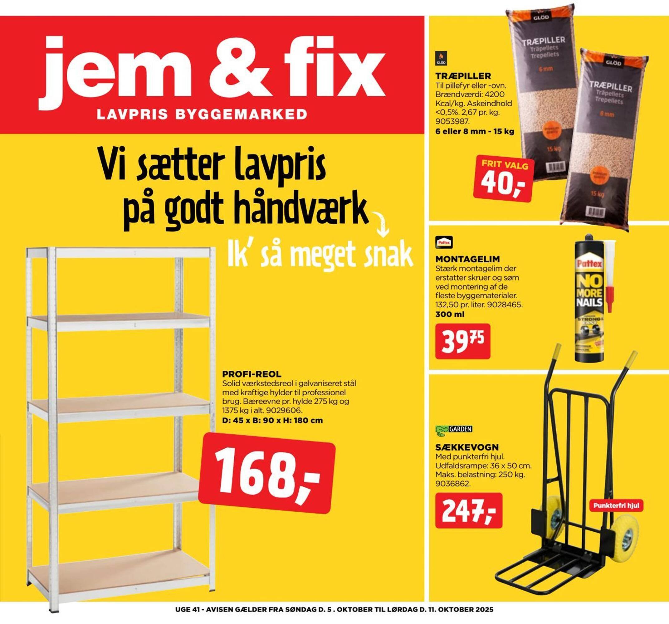 Jem & fix tilbudsavis (2025-10-05 - 2025-10-11)