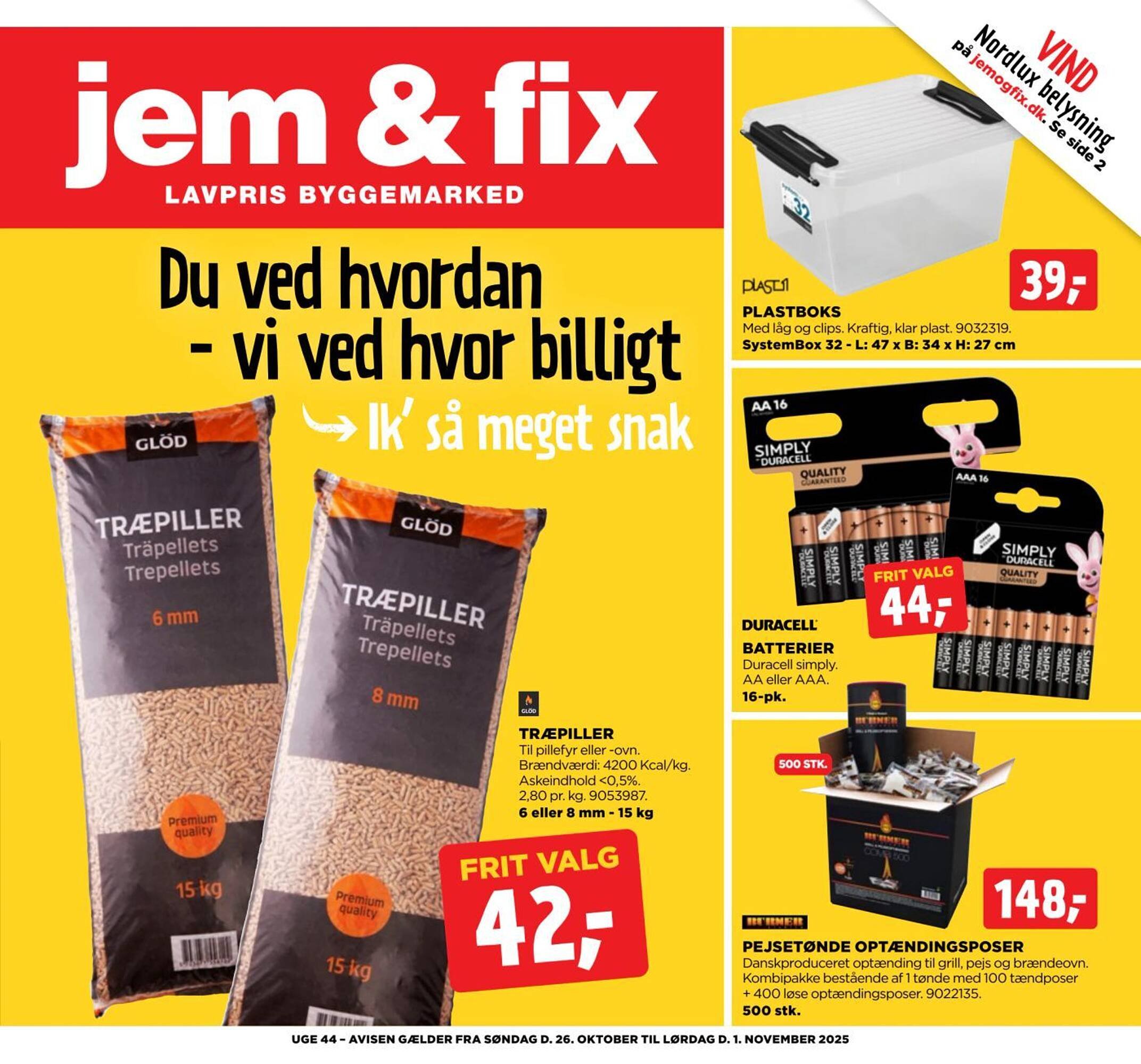 Jem & fix tilbudsavis (2025-10-26 - 2025-11-01)