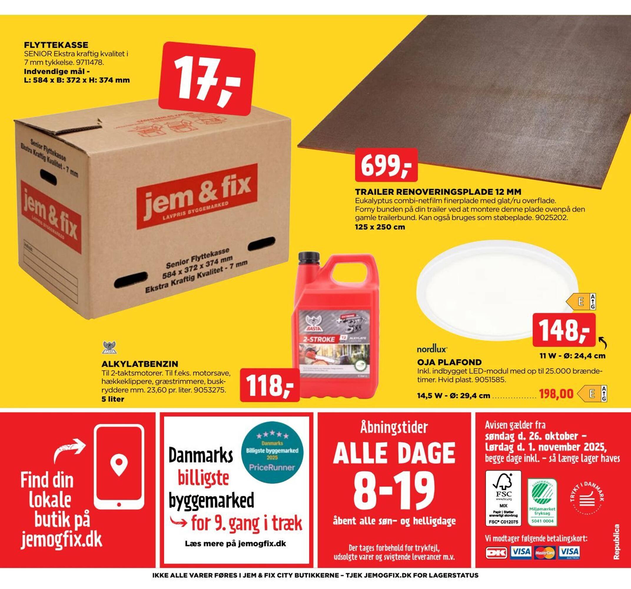 Jem & fix tilbudsavis (2025-10-26 - 2025-11-01)