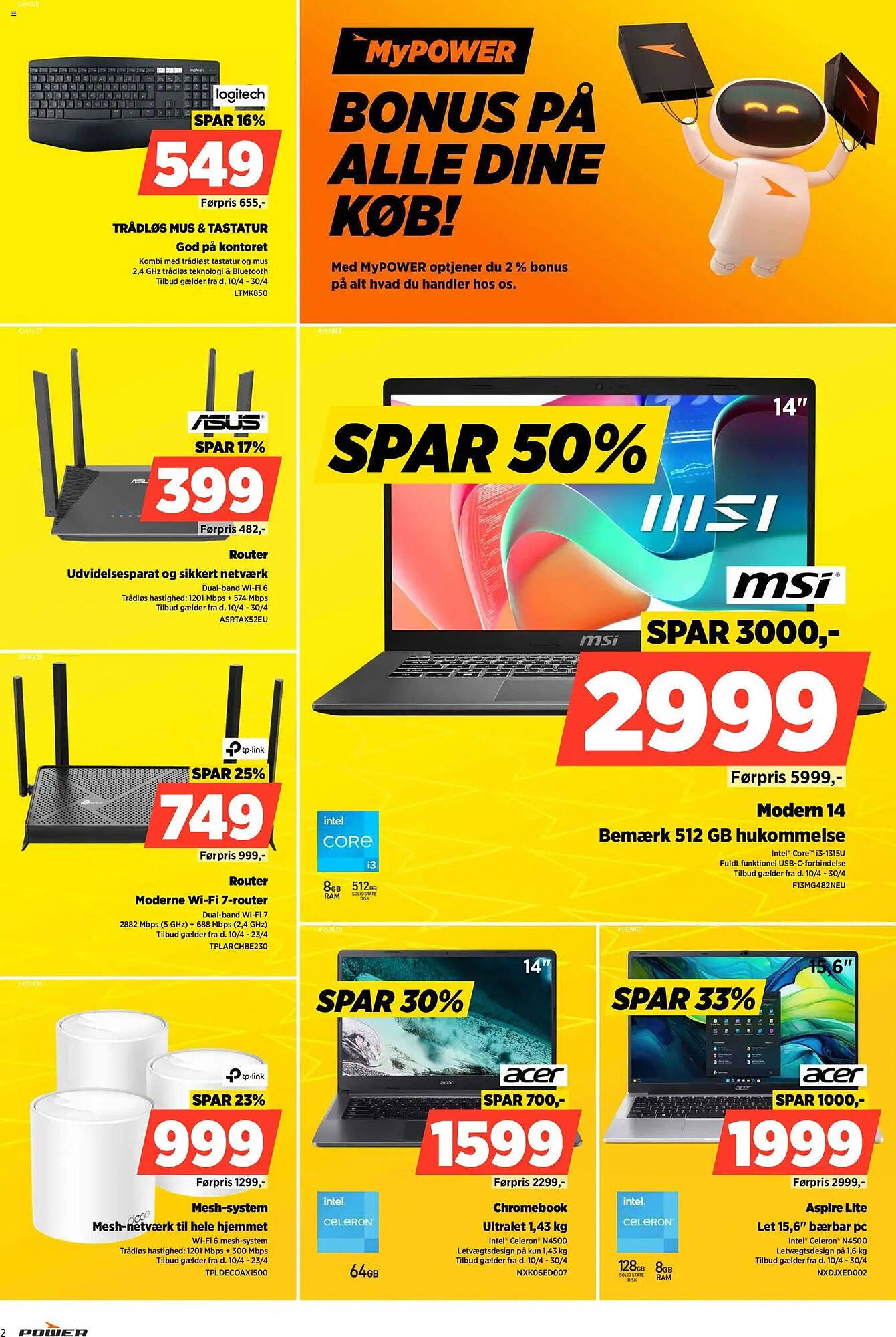 Power tilbudsavis (2026-04-10 - 2026-04-30)