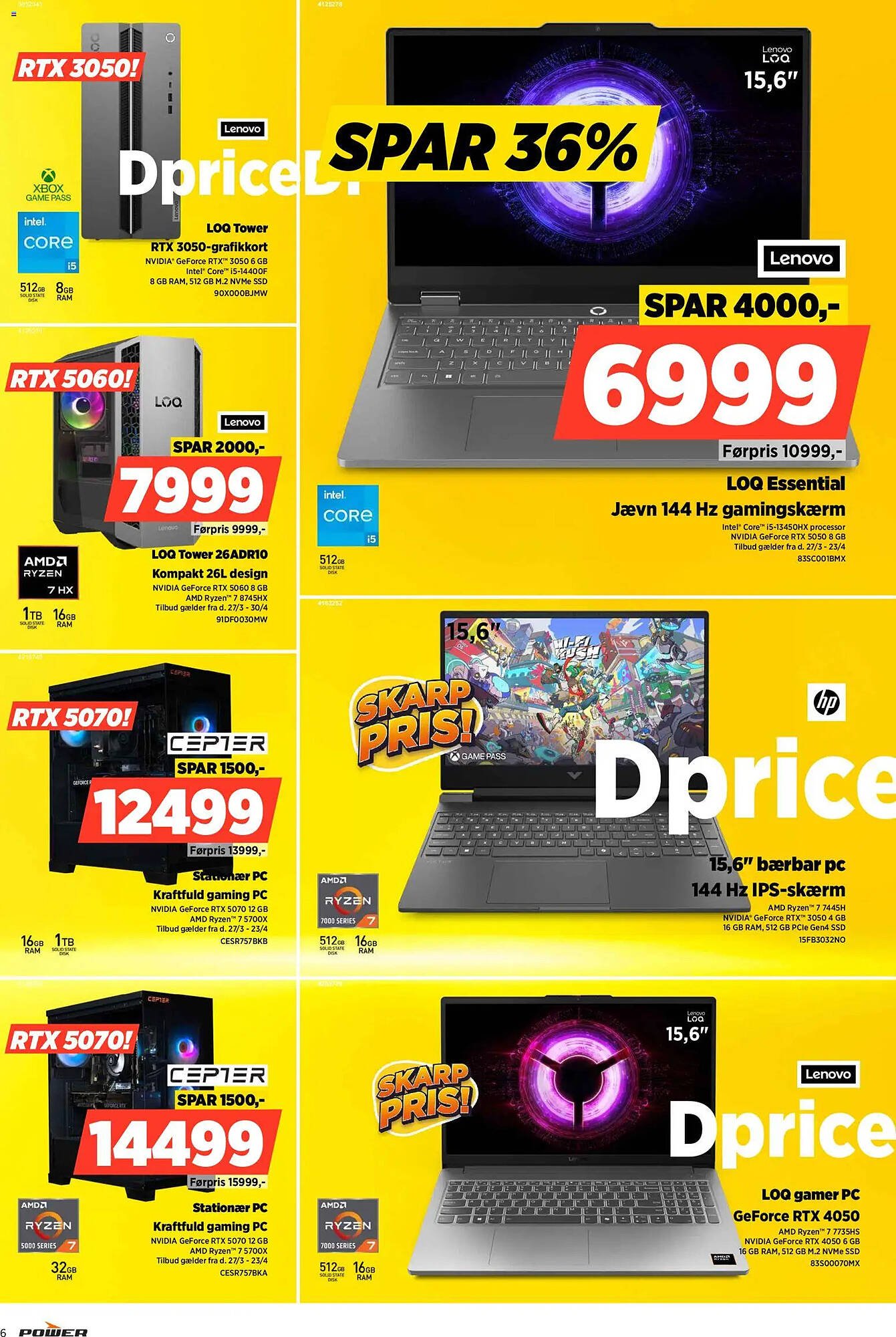 Power tilbudsavis (2026-04-10 - 2026-04-30)