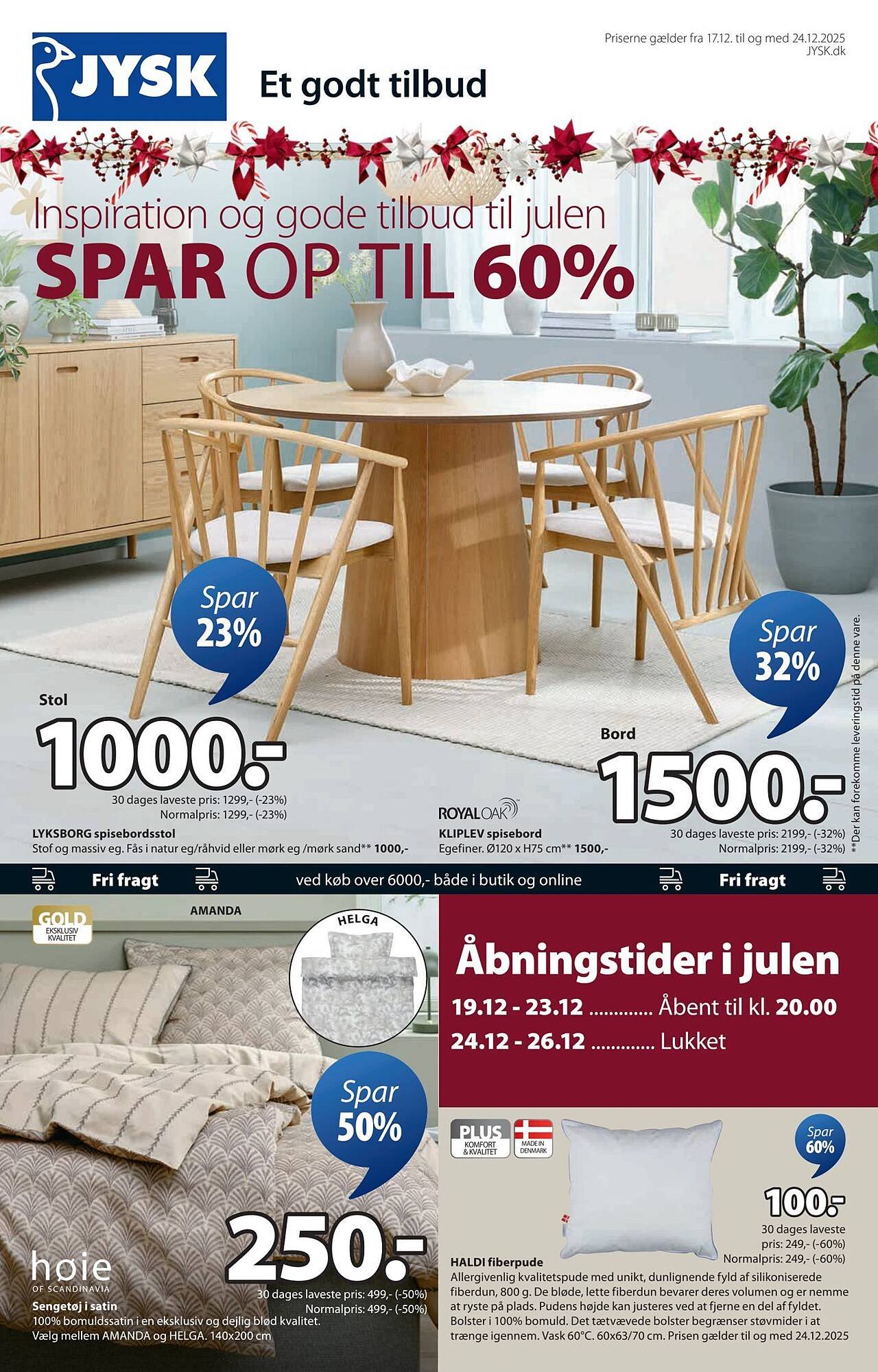 JYSK tilbudsavis (2025-12-17 - 2025-12-25)