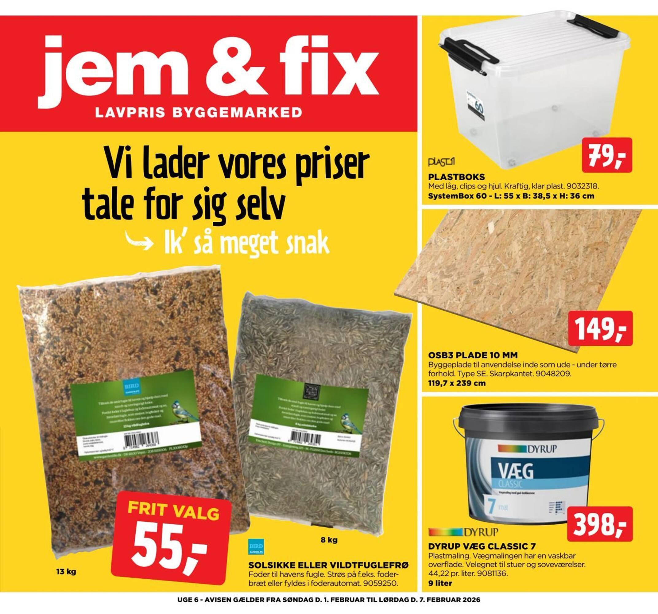 Jem &amp; fix tilbudsavis