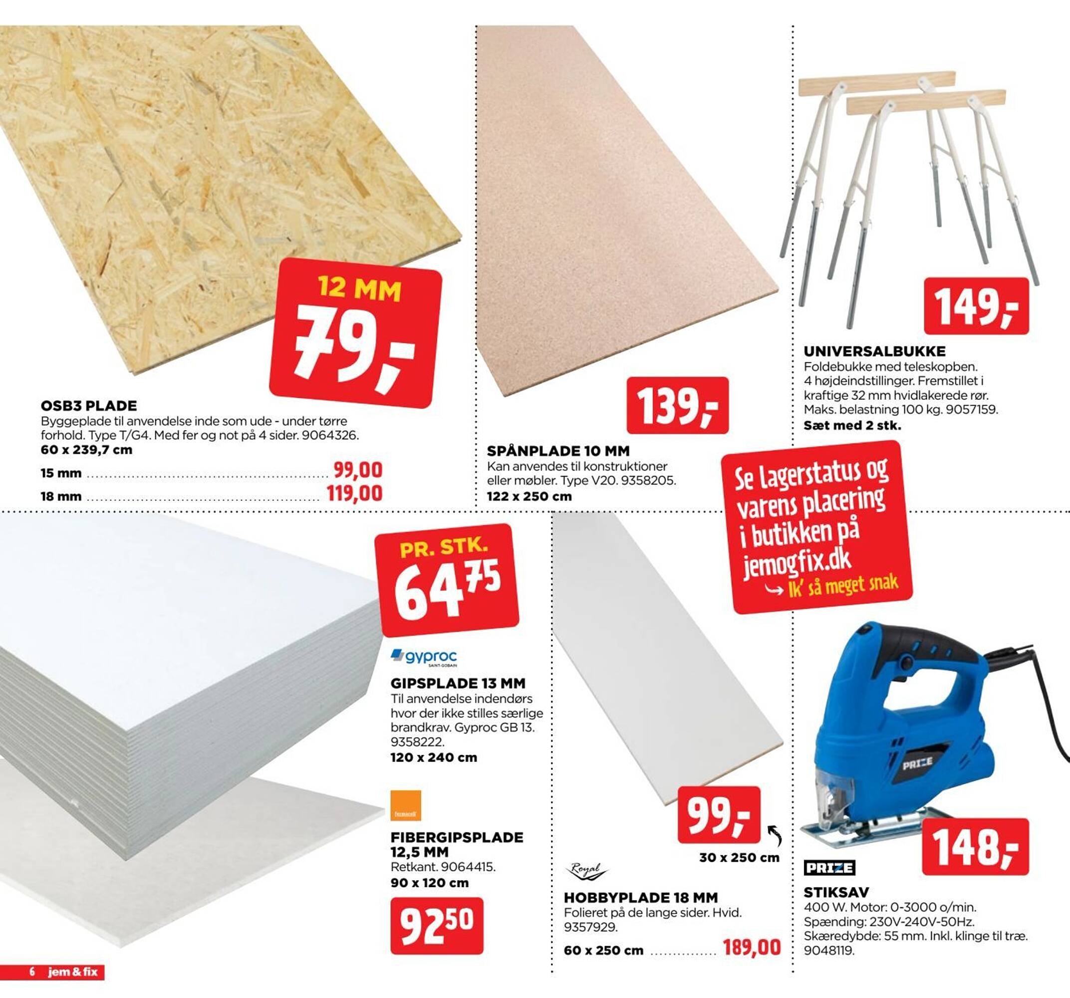 Jem &amp; fix tilbudsavis