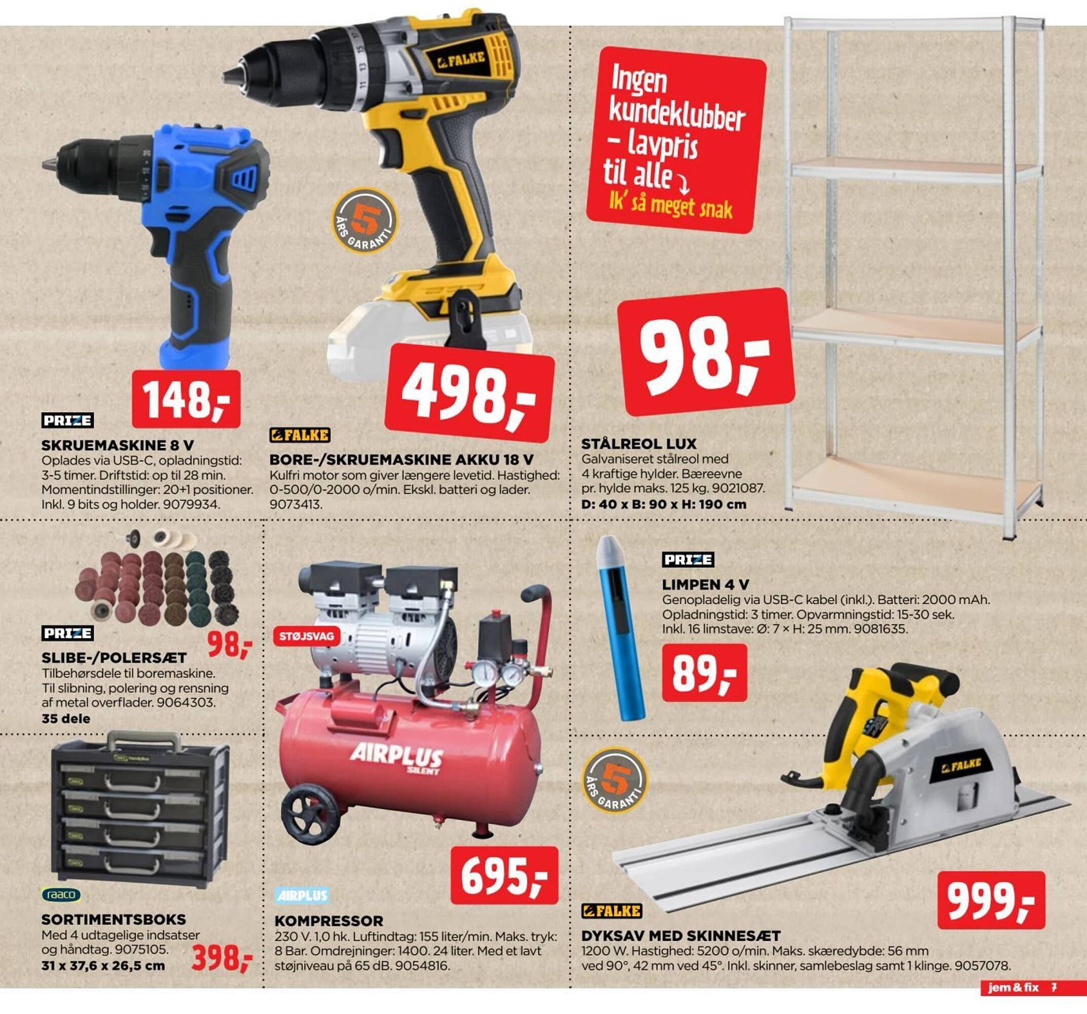 Jem &amp; fix tilbudsavis