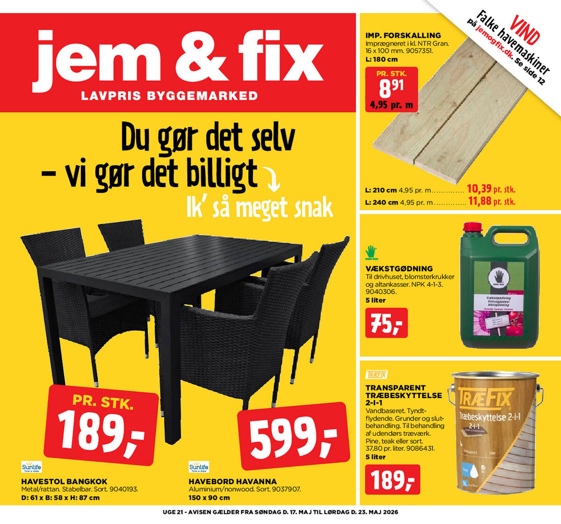 Jem &amp; fix tilbudsavis