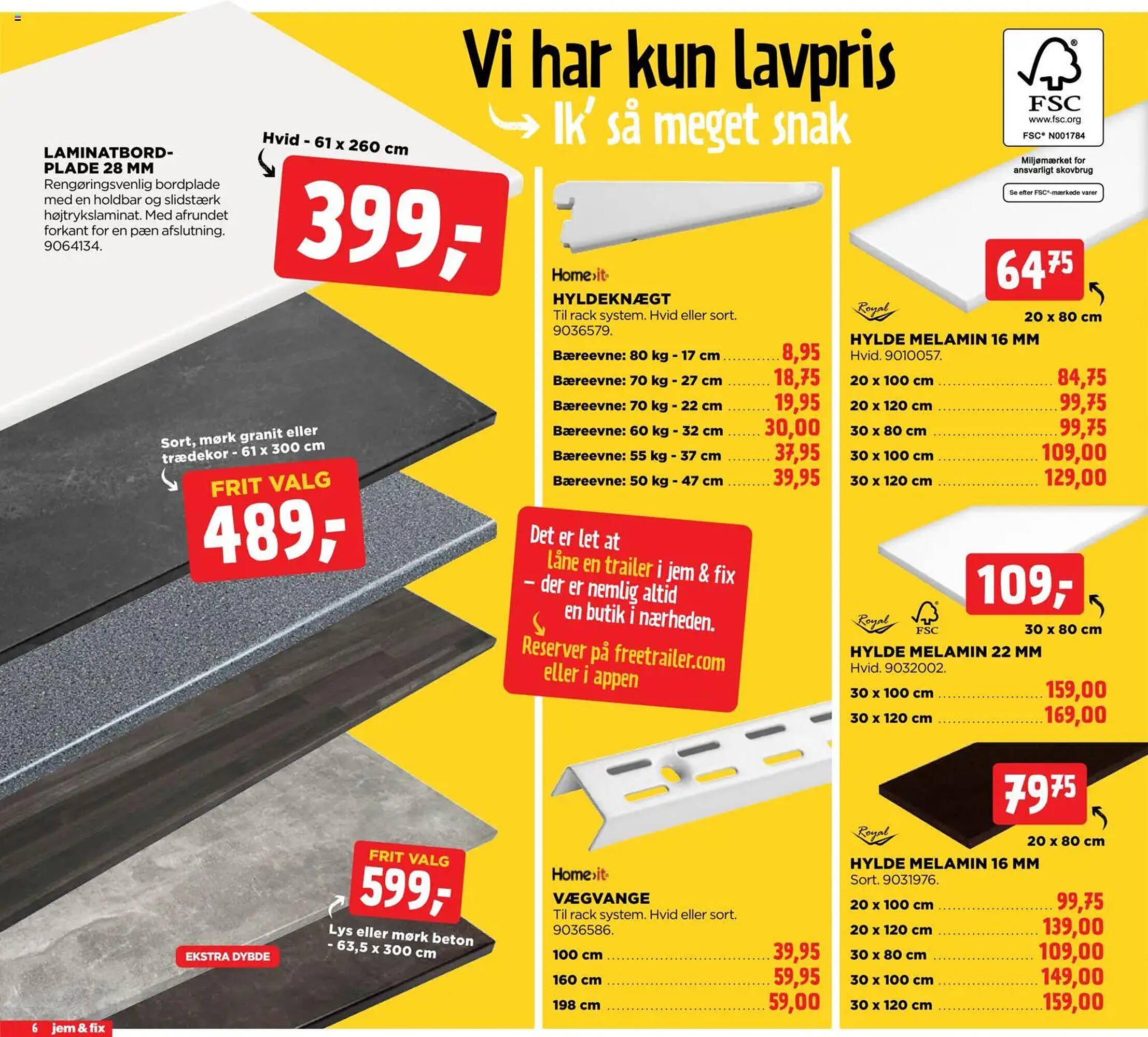 Jem &amp; fix tilbudsavis