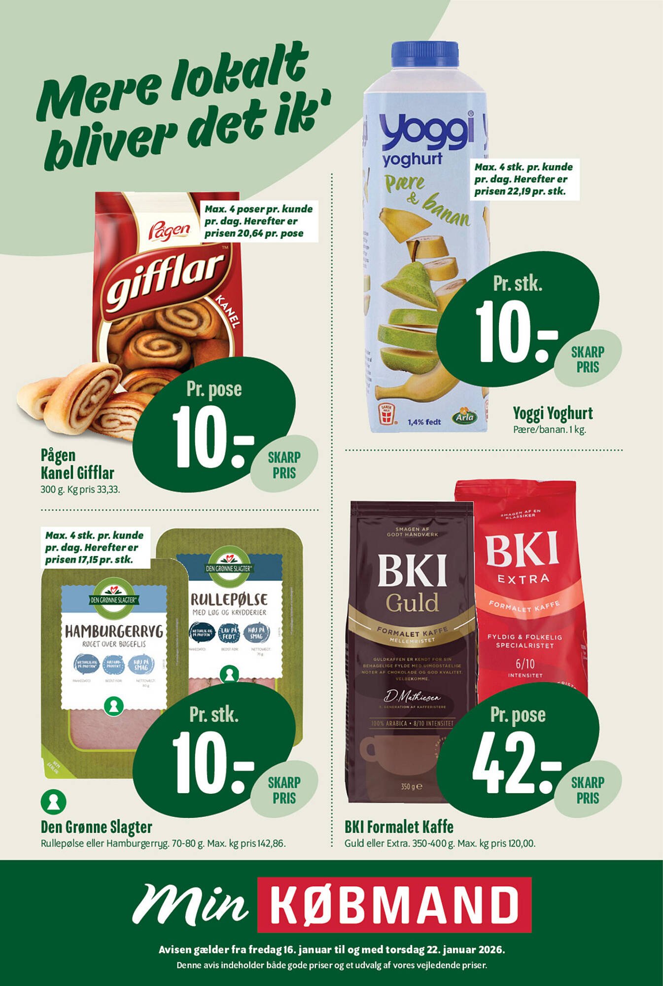 Min Købmand tilbudsavis (2026-01-16 - 2026-01-22)