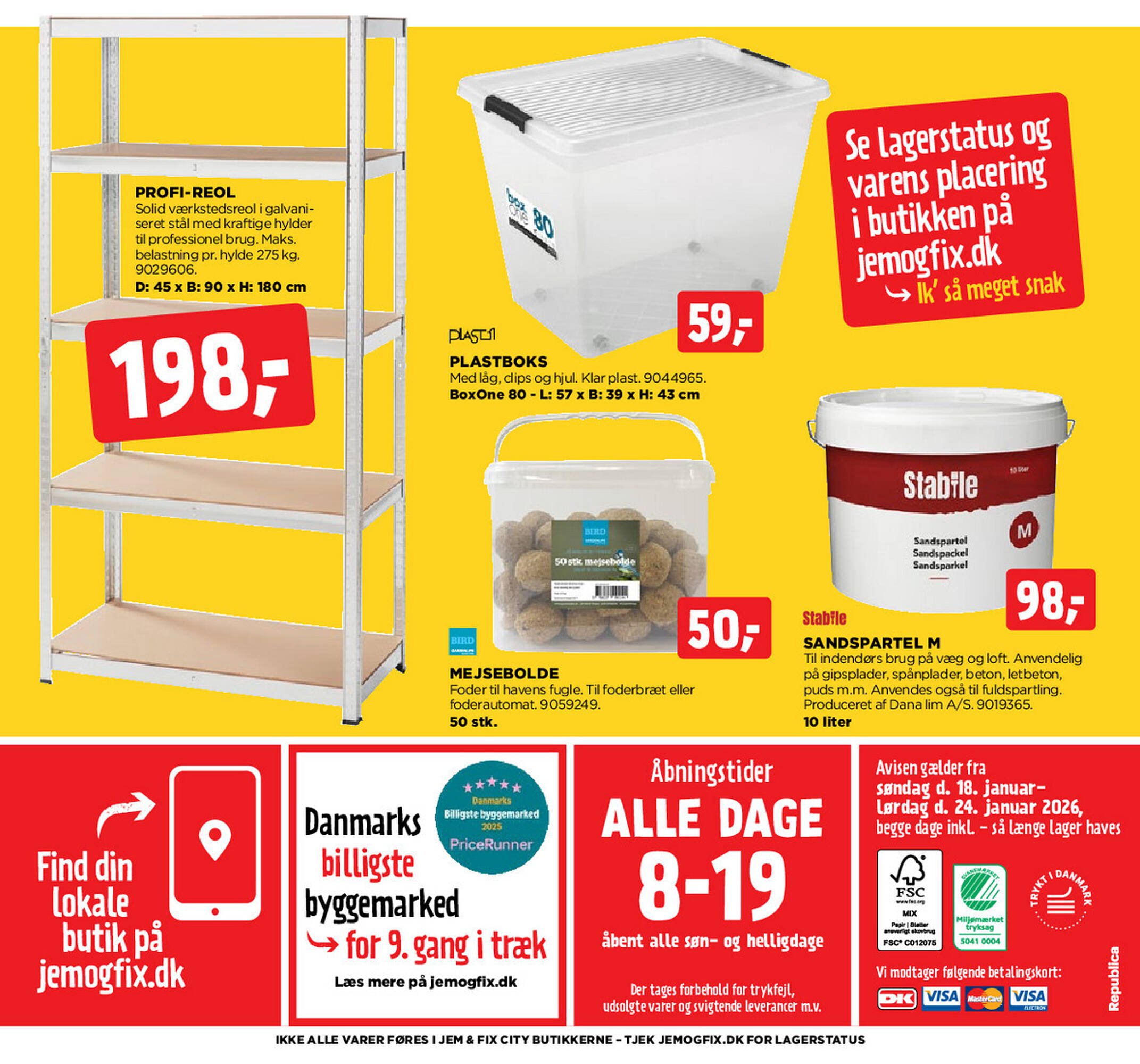Jem &amp; fix tilbudsavis