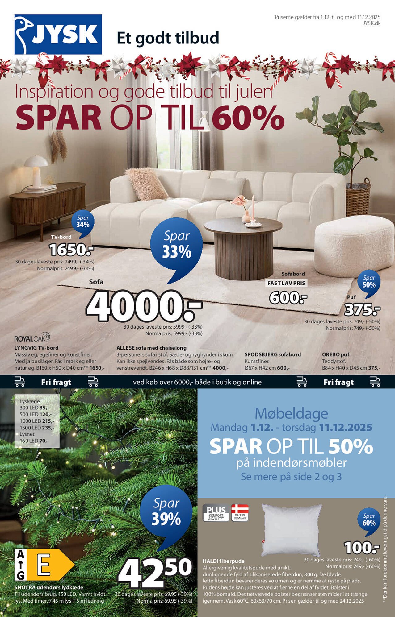 JYSK tilbudsavis (2025-12-01 - 2025-12-11)