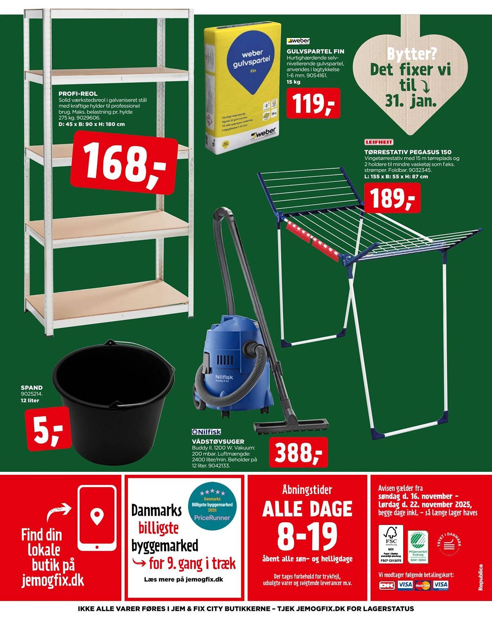 Jem &amp; fix tilbudsavis