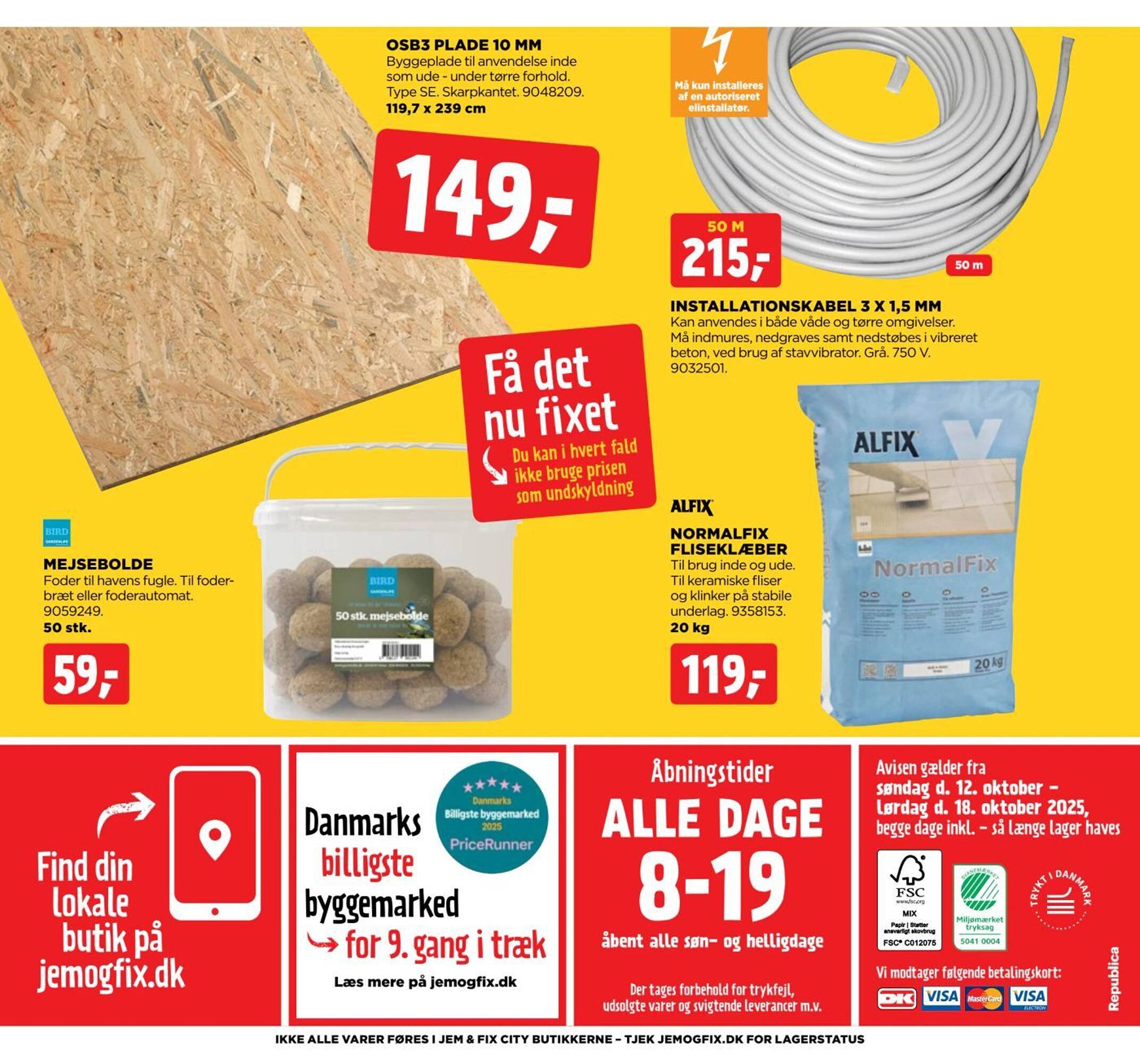 Jem & fix tilbudsavis (2025-10-12 - 2025-10-18)