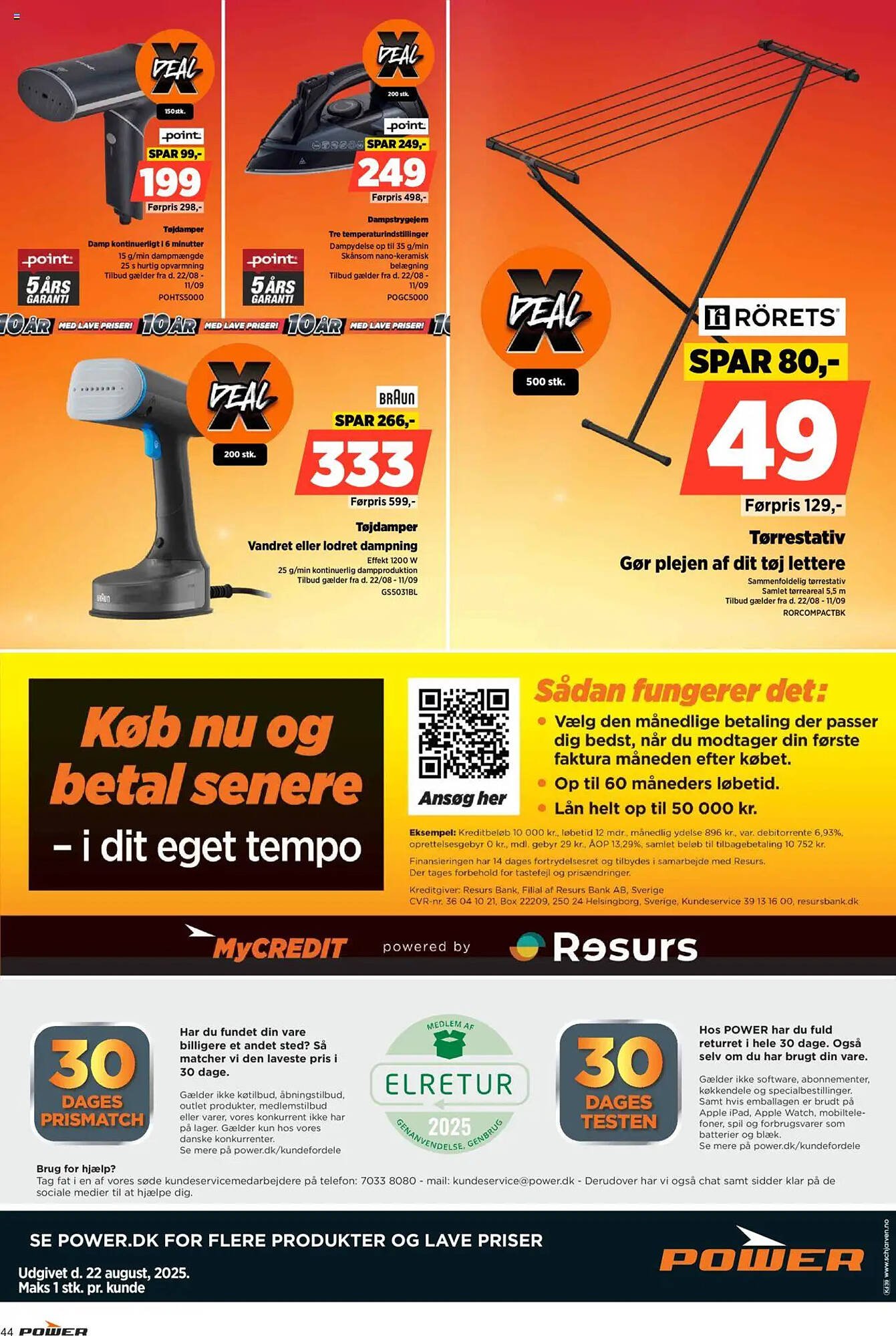 Power tilbudsavis (2025-08-22 - 2025-09-04)