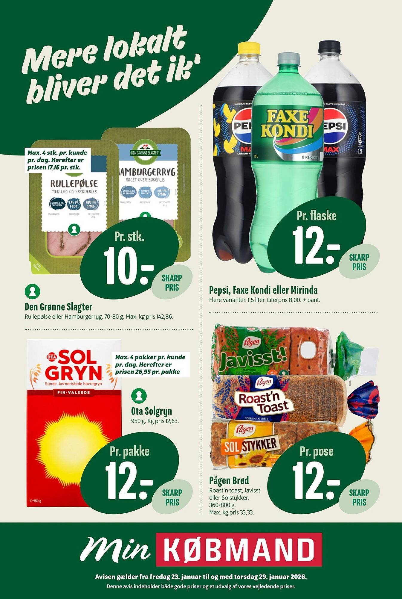 Min Købmand tilbudsavis (2026-01-23 - 2026-01-30)