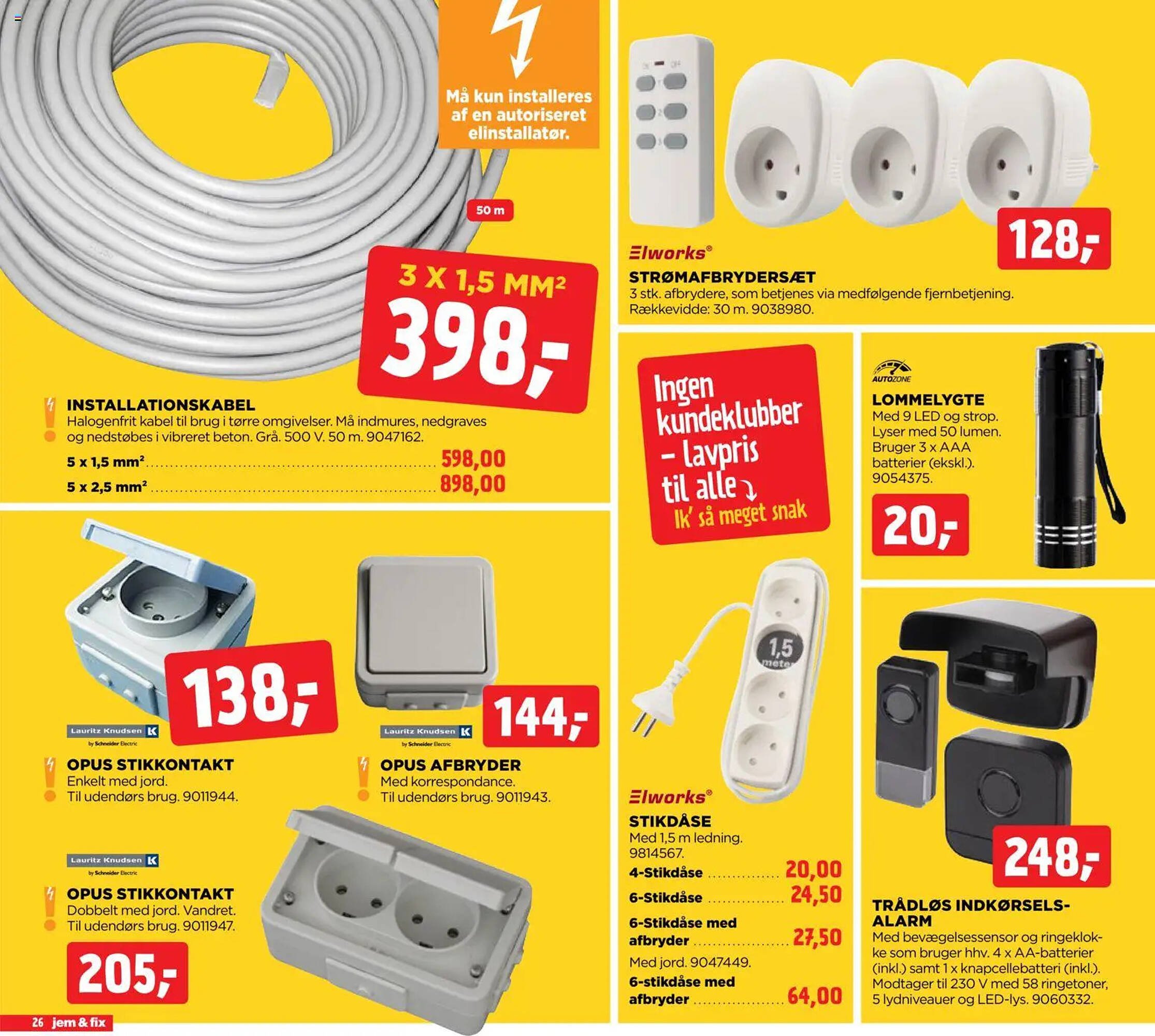 Jem &amp; fix tilbudsavis