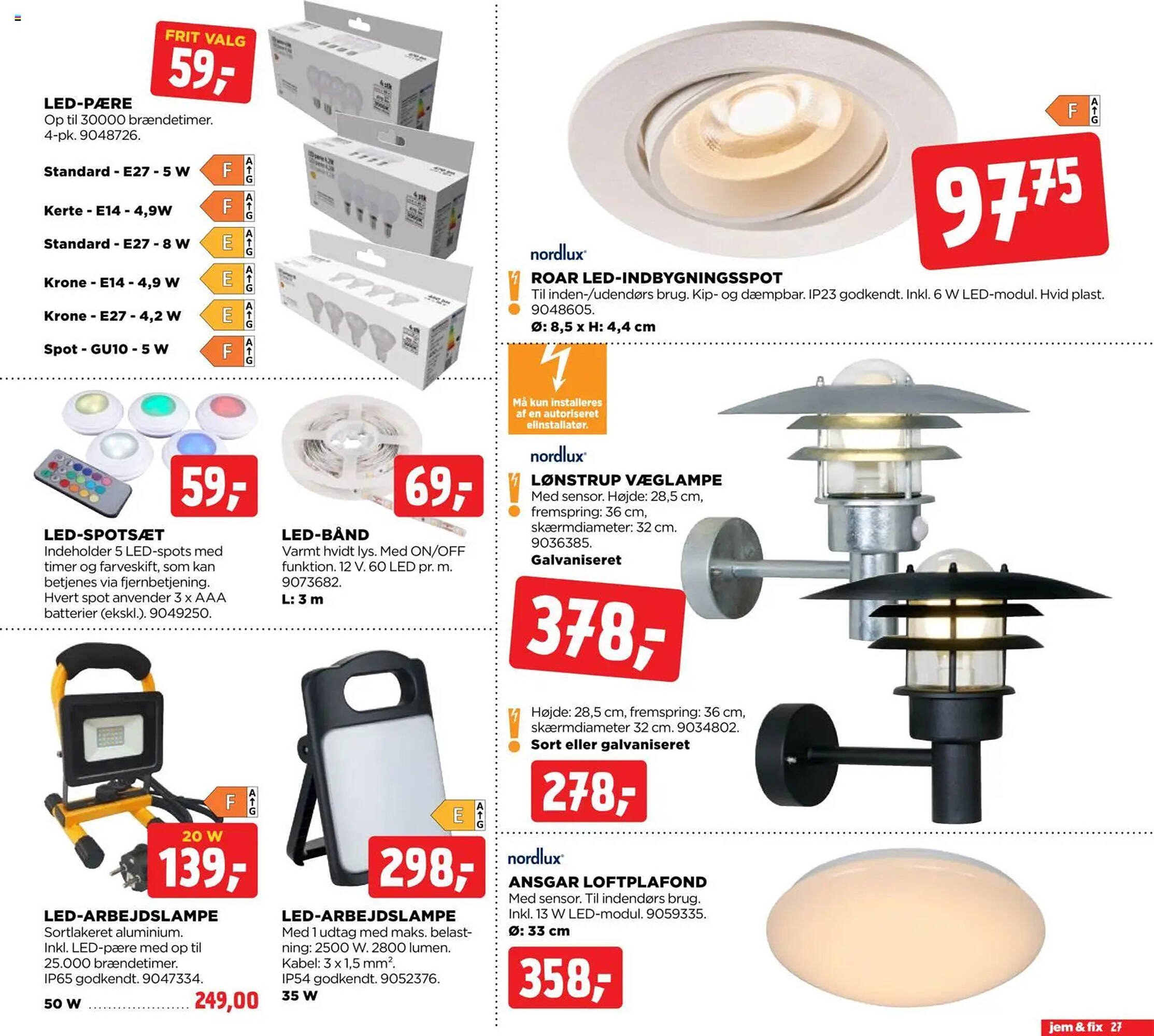 Jem &amp; fix tilbudsavis