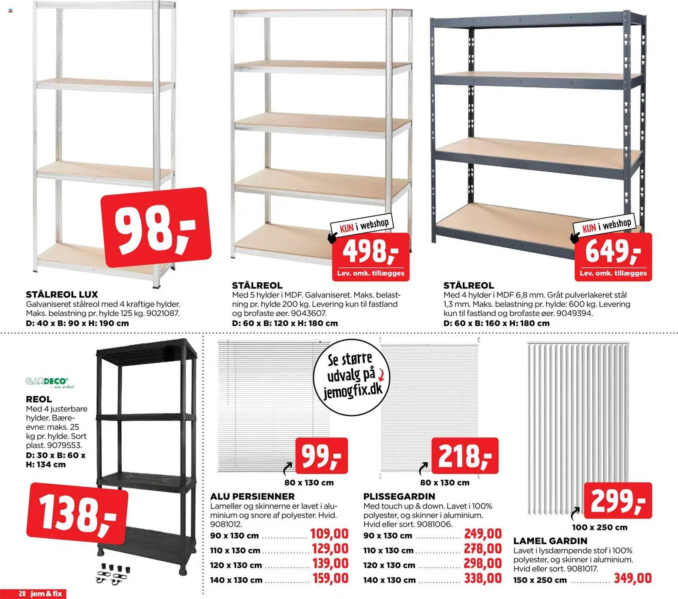 Jem &amp; fix tilbudsavis