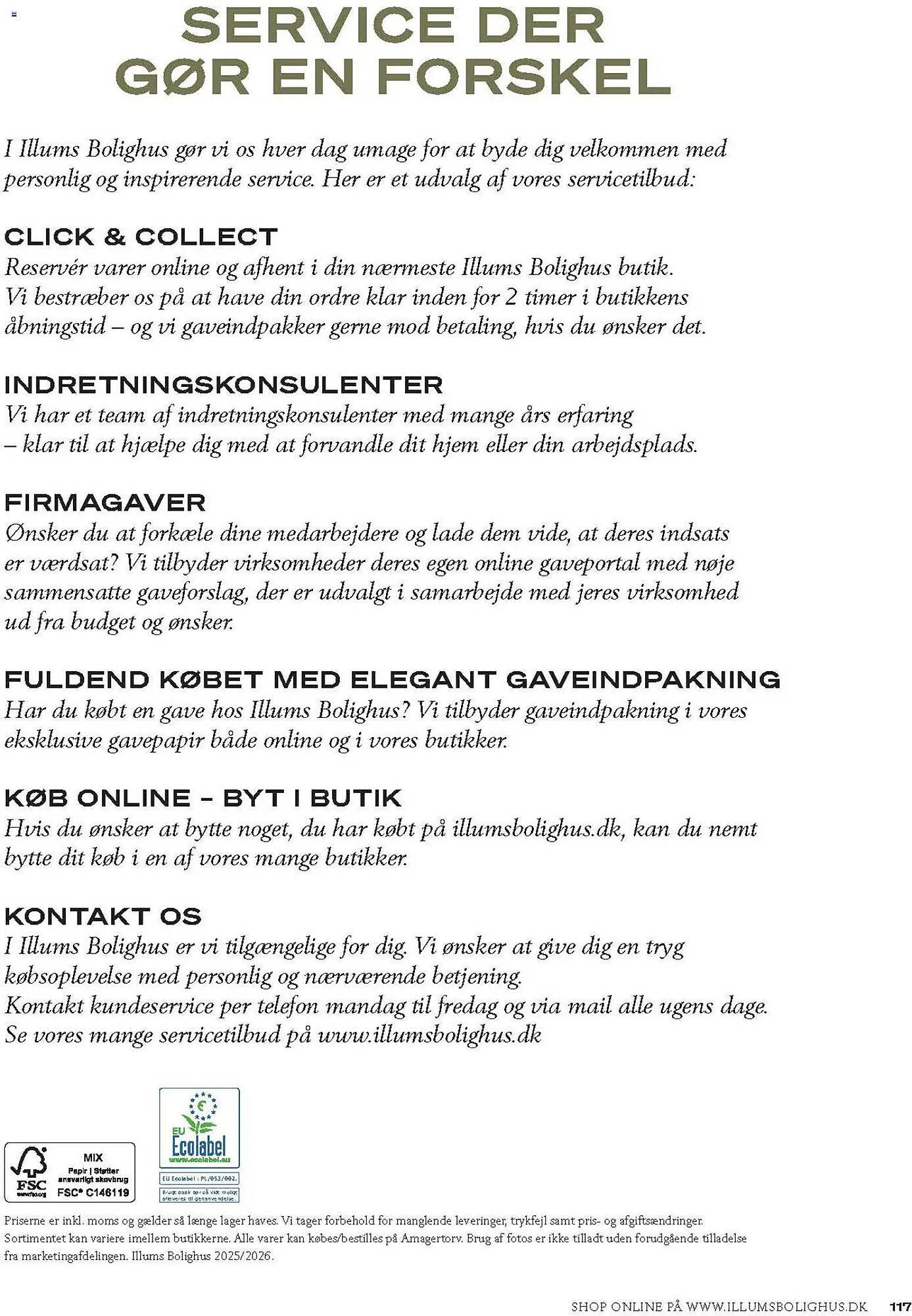 Illums Bolighus tilbudsavis (2026-01-01 - 2026-12-31)