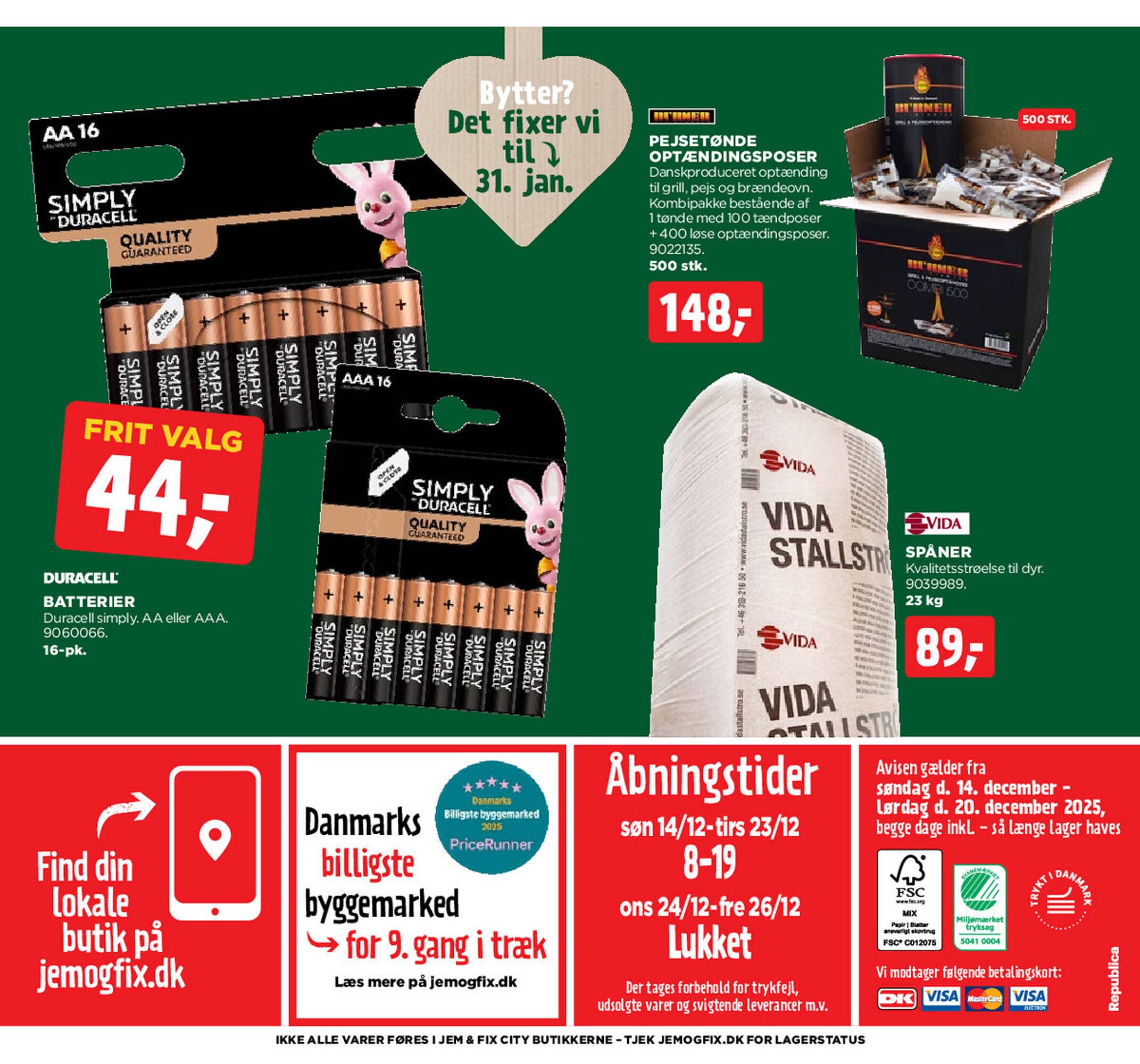 Jem &amp; fix tilbudsavis