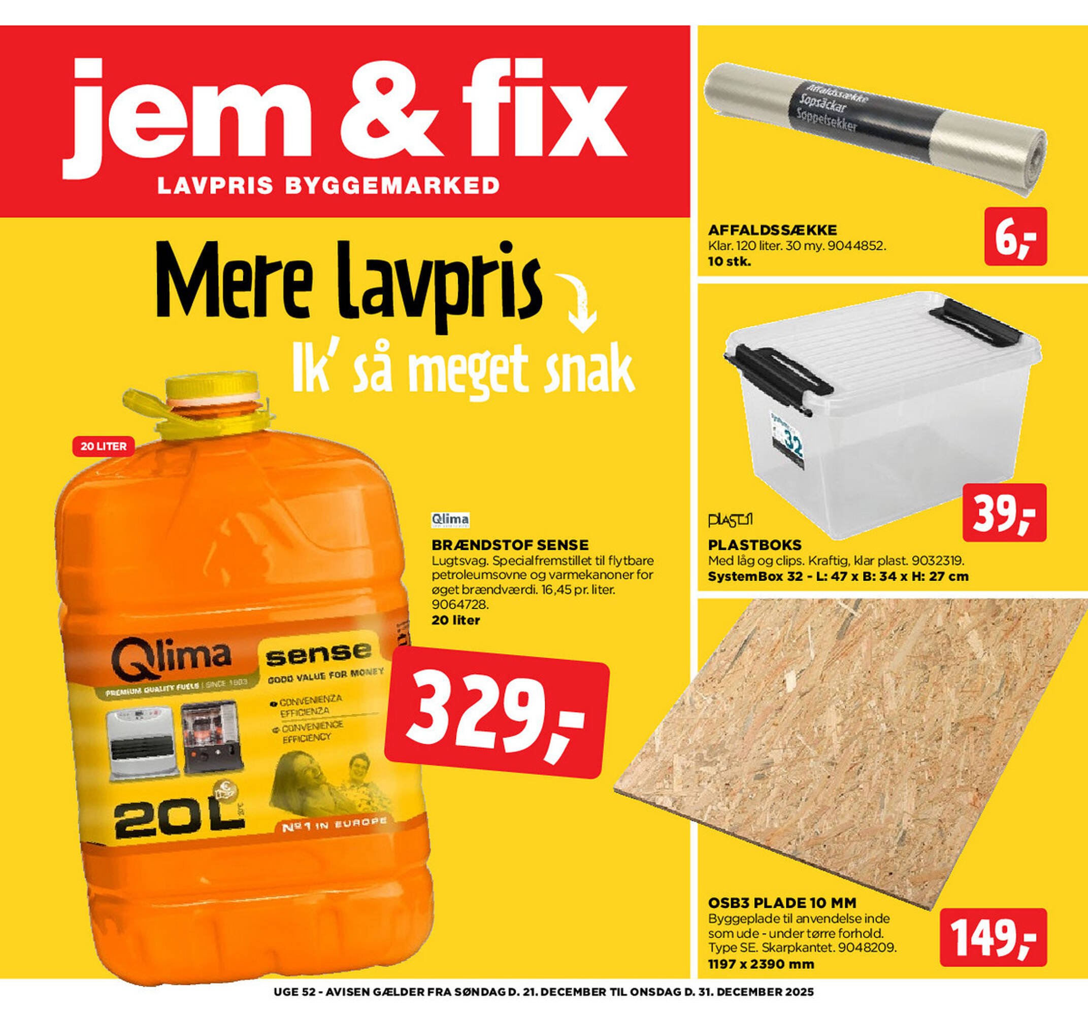 Jem &amp; fix tilbudsavis