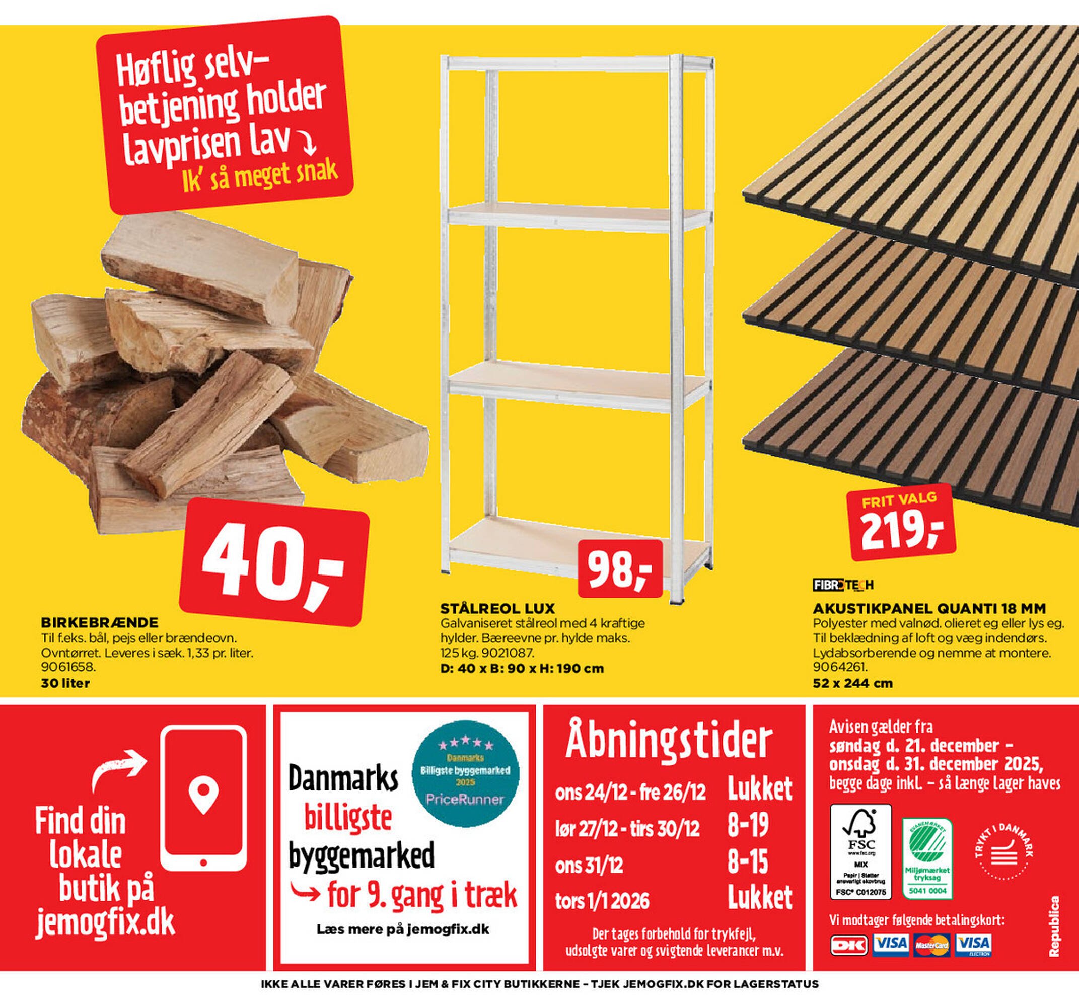 Jem &amp; fix tilbudsavis