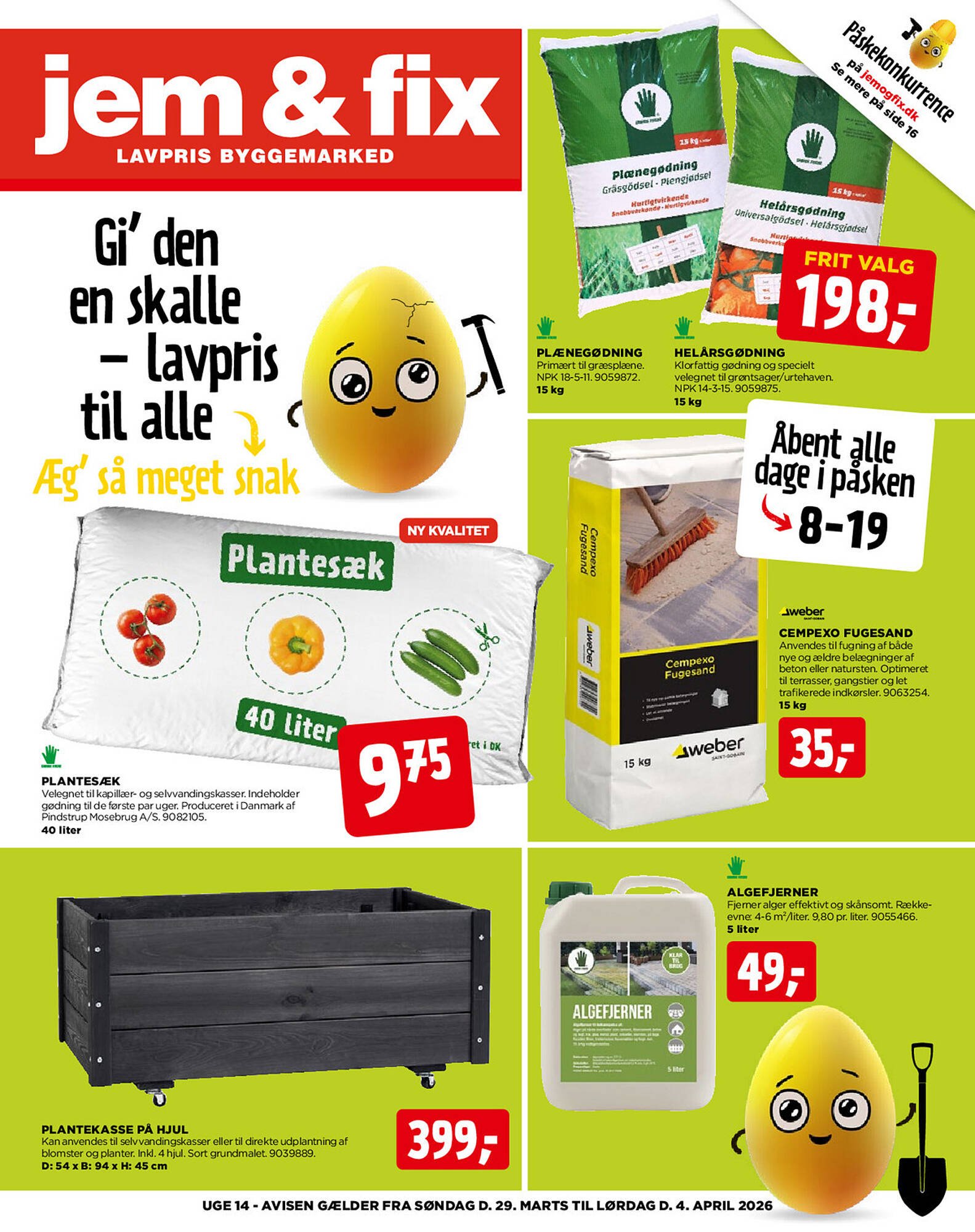 Jem &amp; fix tilbudsavis (2026-03-29 - 2026-04-04)