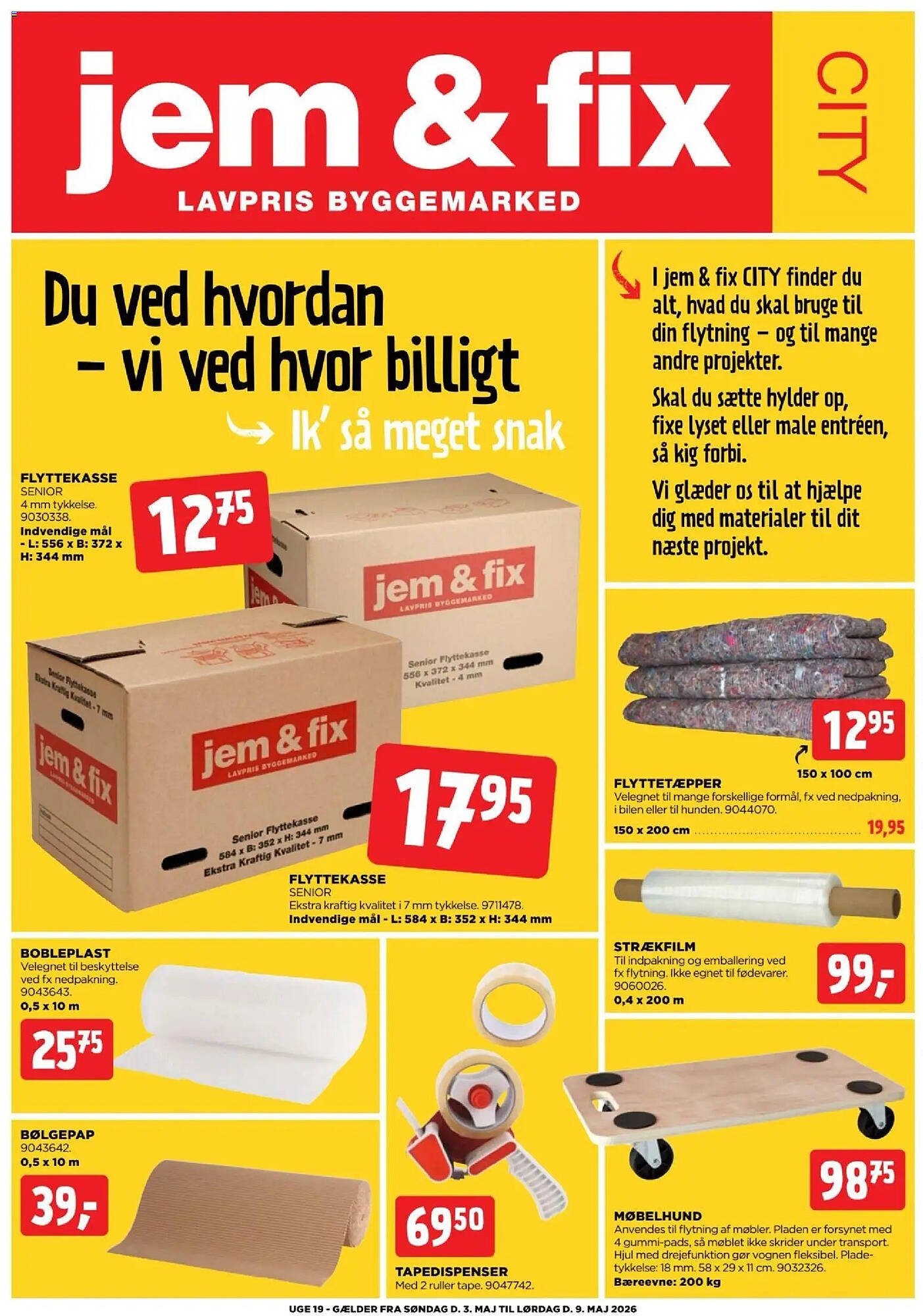 Jem &amp; fix tilbudsavis (2026-05-03 - 2026-05-09)