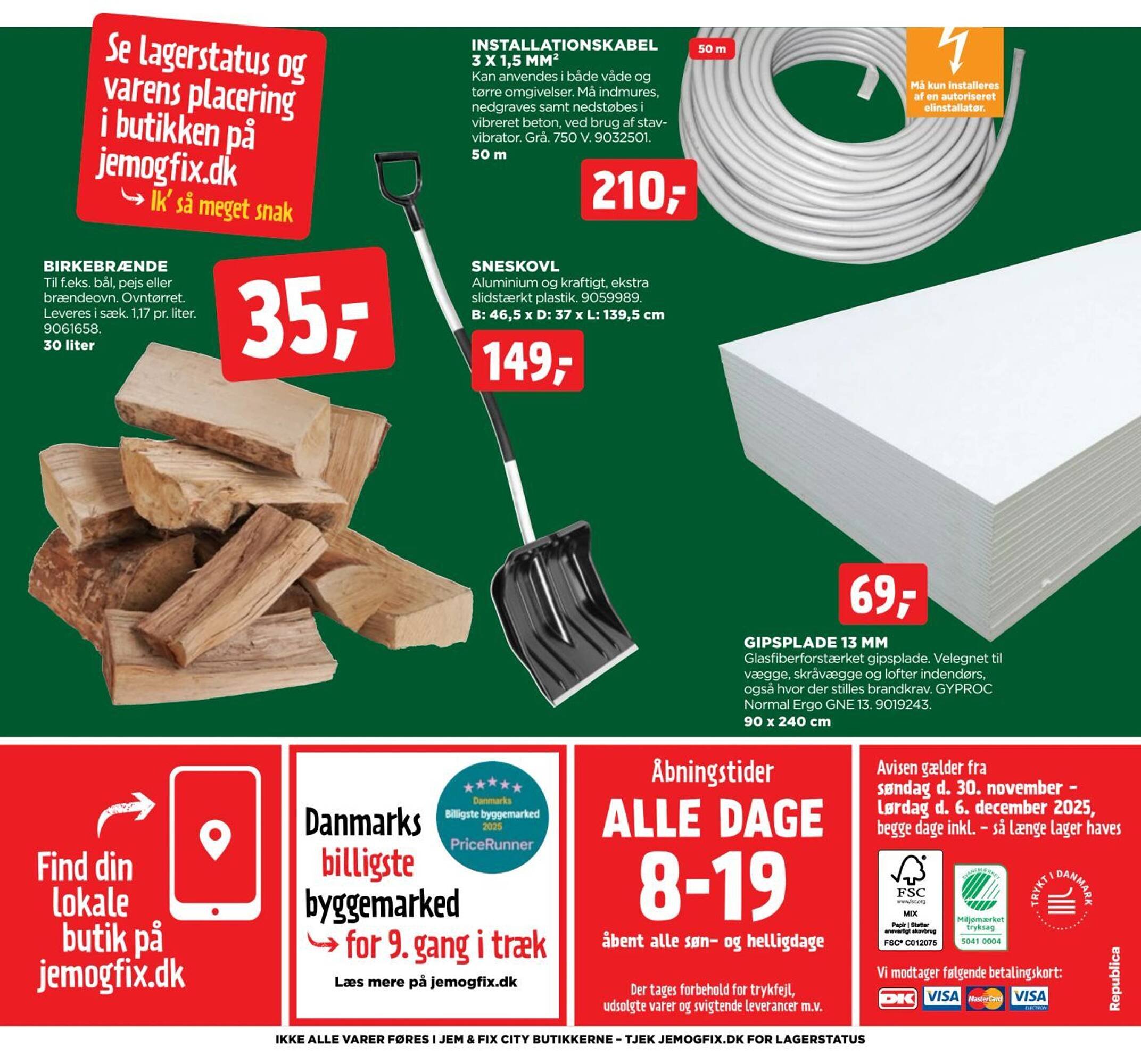 Jem &amp; fix tilbudsavis (2025-11-30 - 2025-12-07)