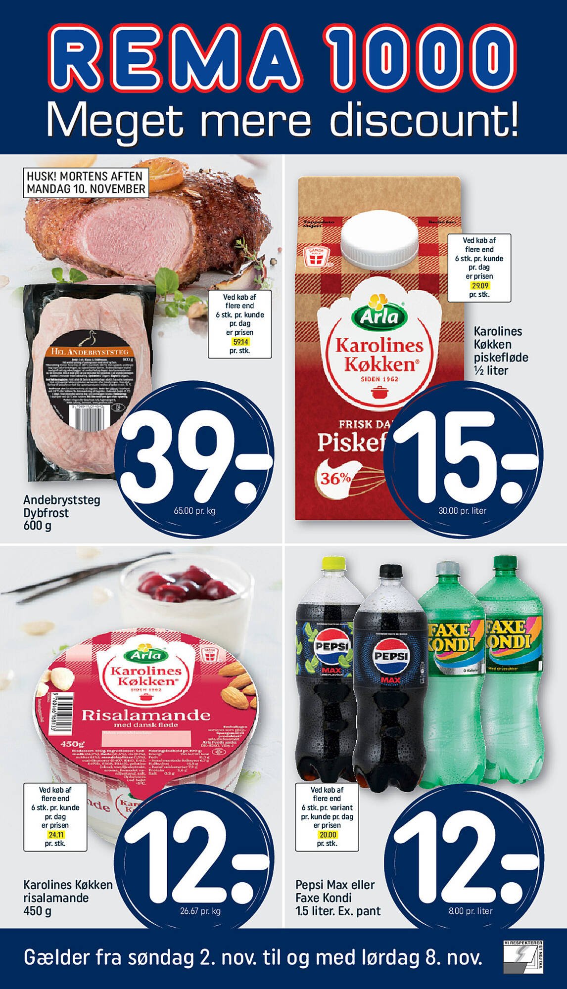 REMA 1000 tilbudsavis (2025-11-02 - 2025-11-08)