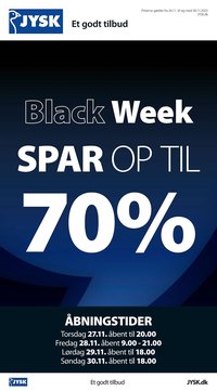 JYSK tilbudsavis