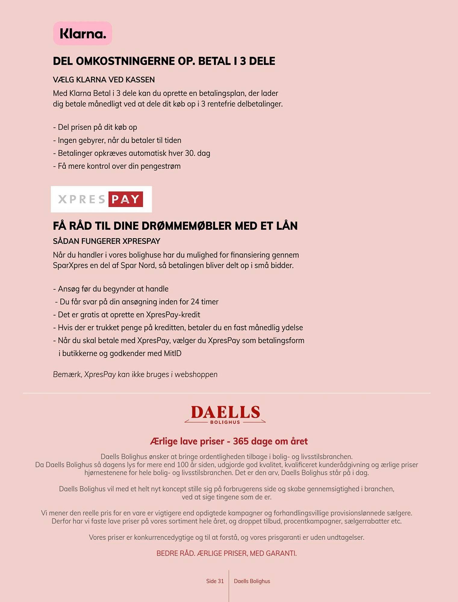 Daells Bolighus tilbudsavis