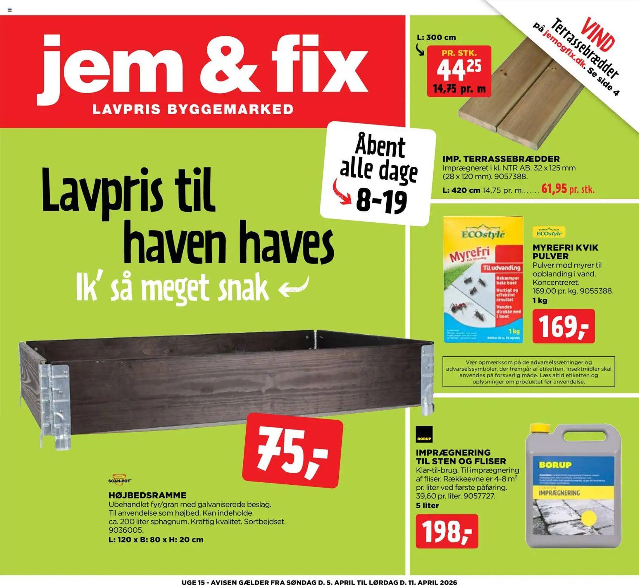 Jem &amp; fix tilbudsavis