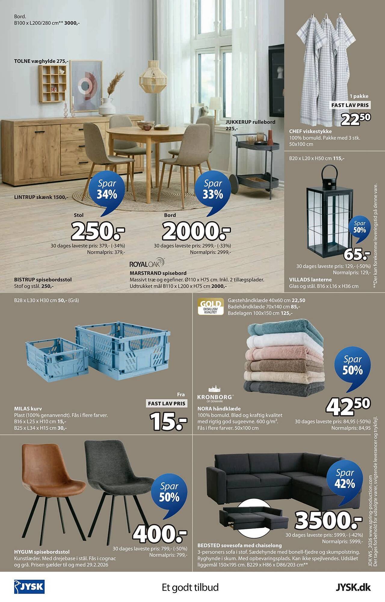 JYSK tilbudsavis