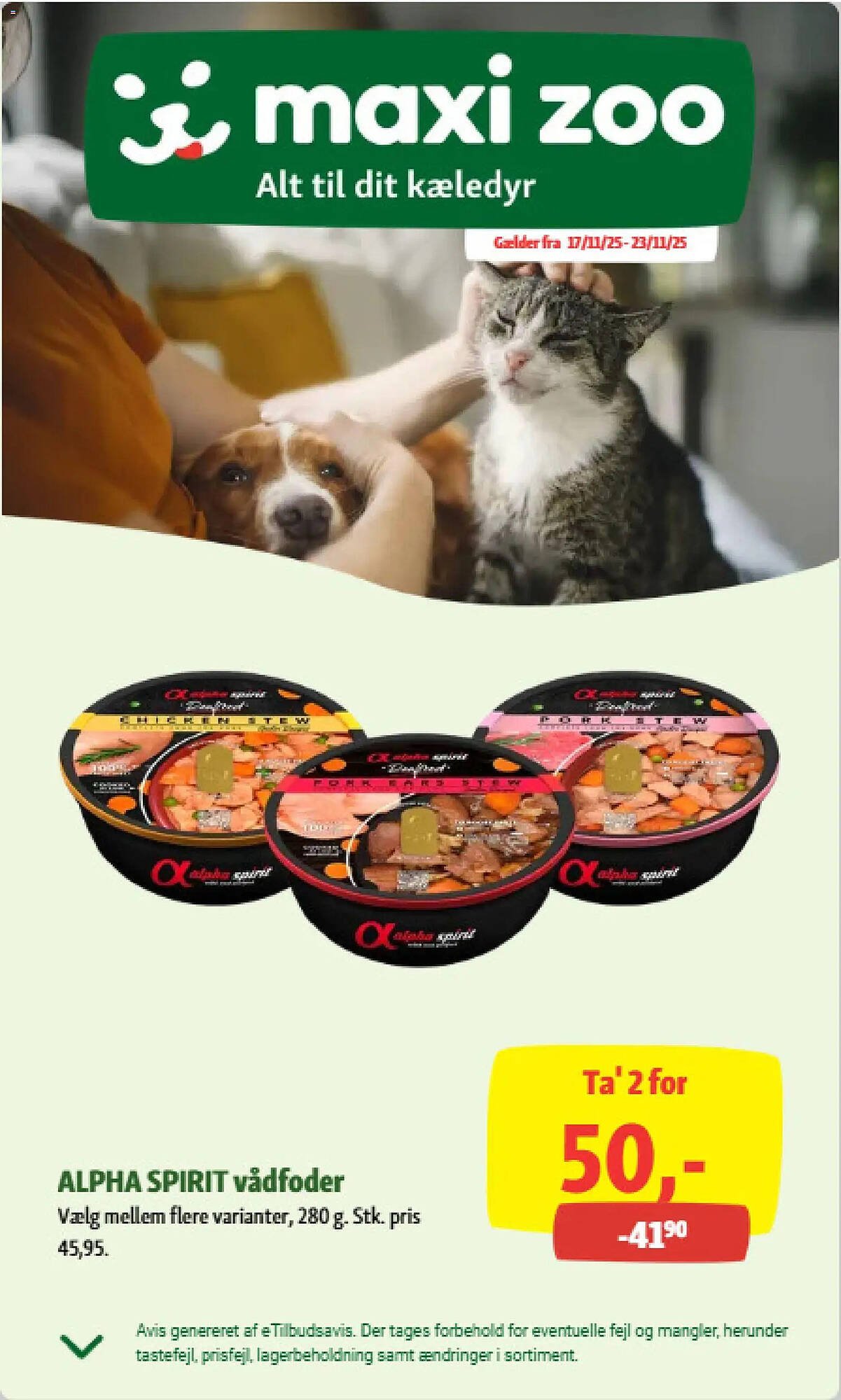 Maxi Zoo tilbudsavis