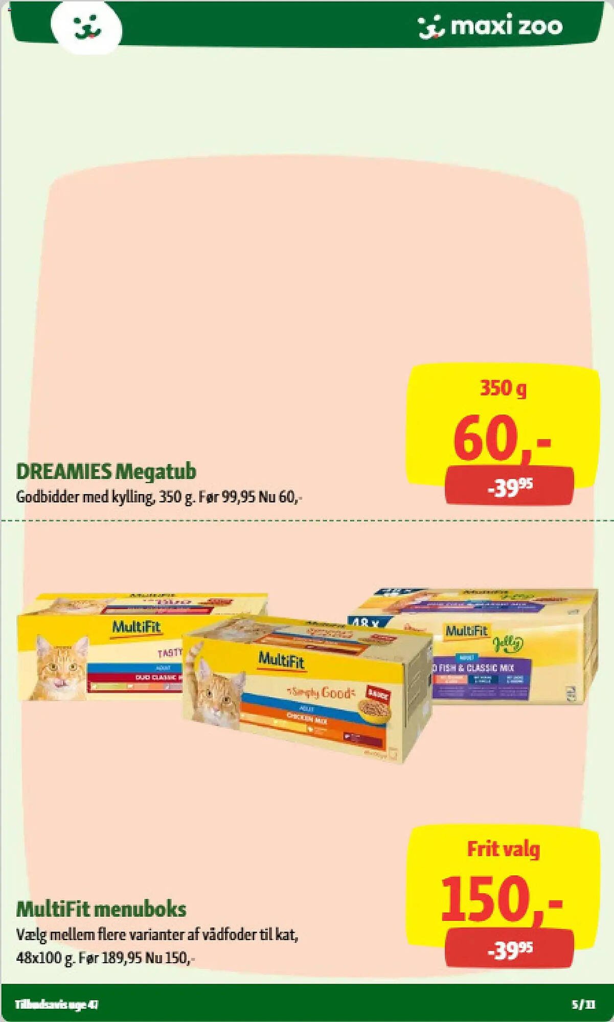 Maxi Zoo tilbudsavis