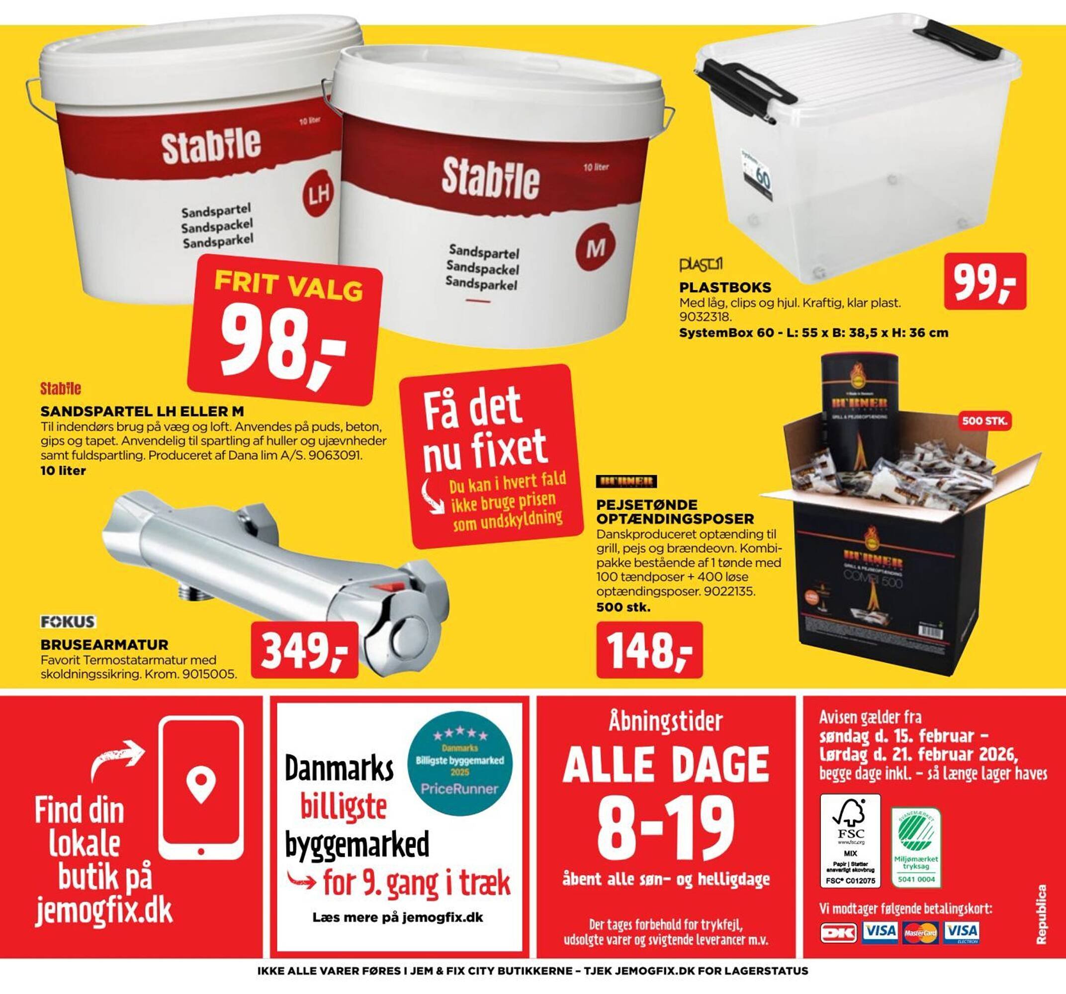 Jem &amp; fix tilbudsavis