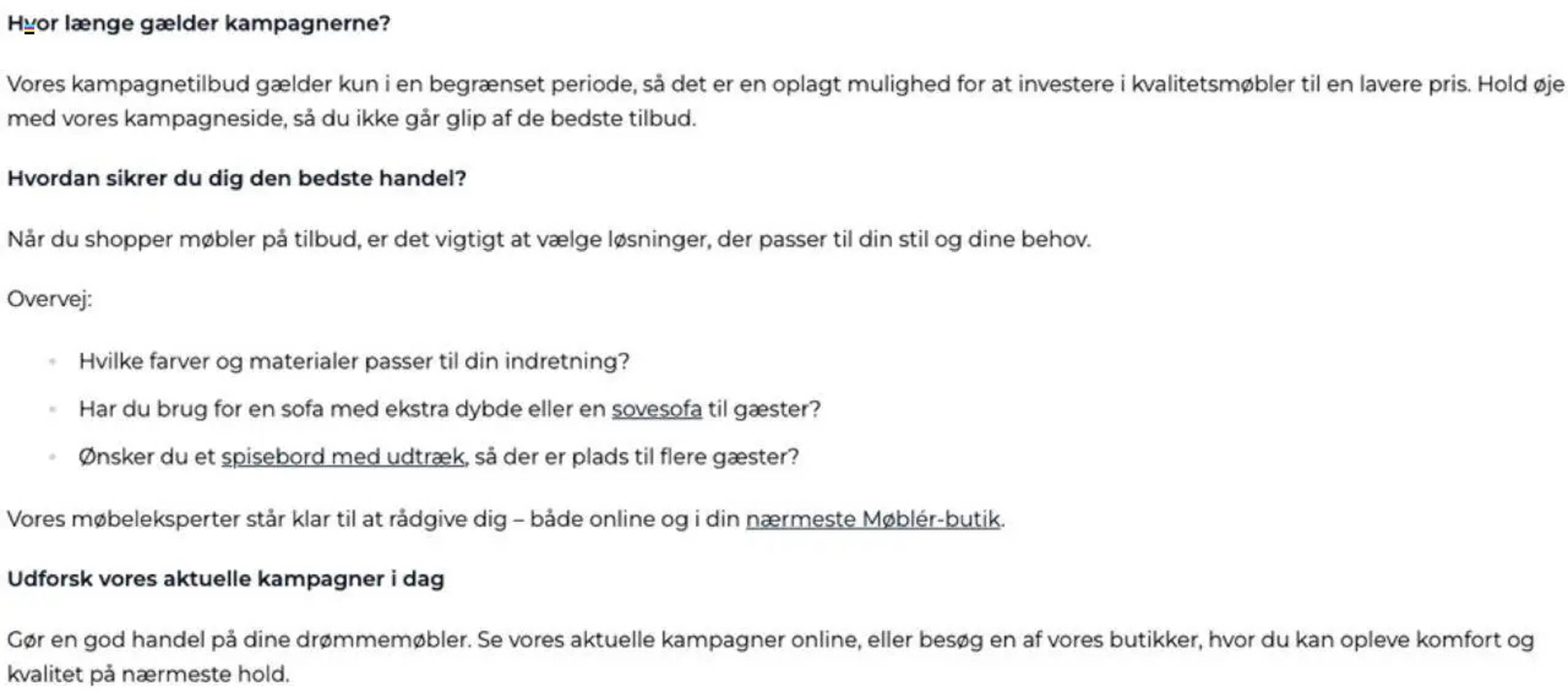 Møblér tilbudsavis (2025-09-25 - 2025-10-30)