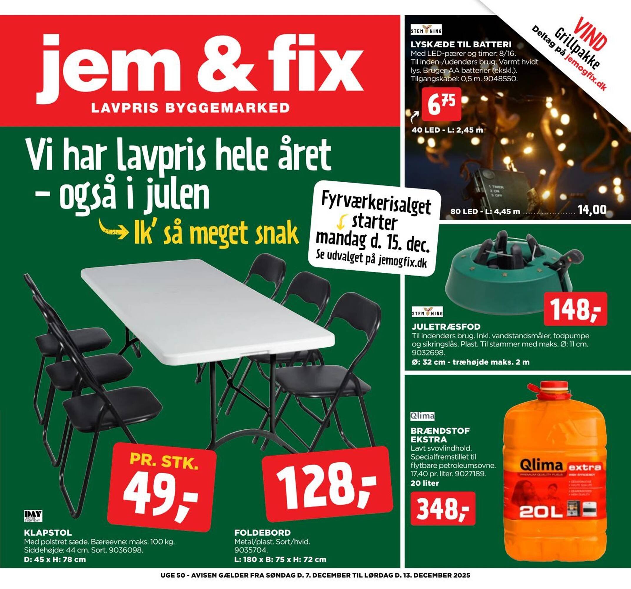 Jem &amp; fix tilbudsavis (2025-12-07 - 2025-12-14)