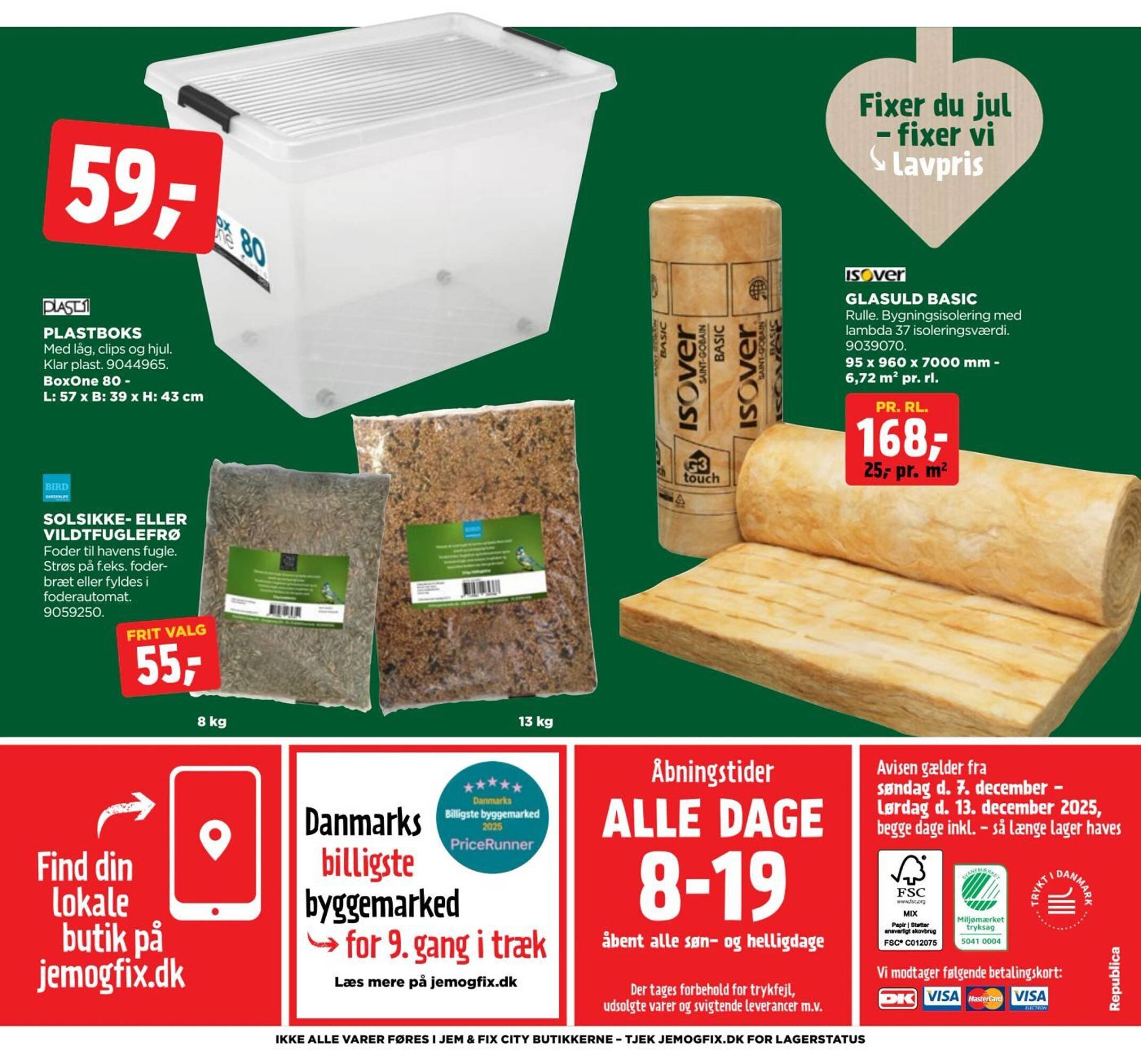 Jem &amp; fix tilbudsavis (2025-12-07 - 2025-12-14)
