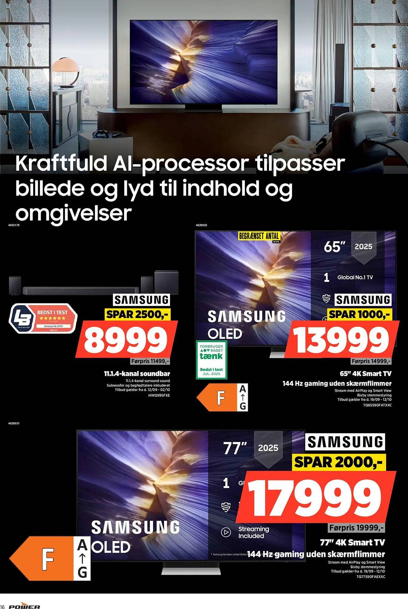 Power tilbudsavis (2025-09-19 - 2025-10-16)