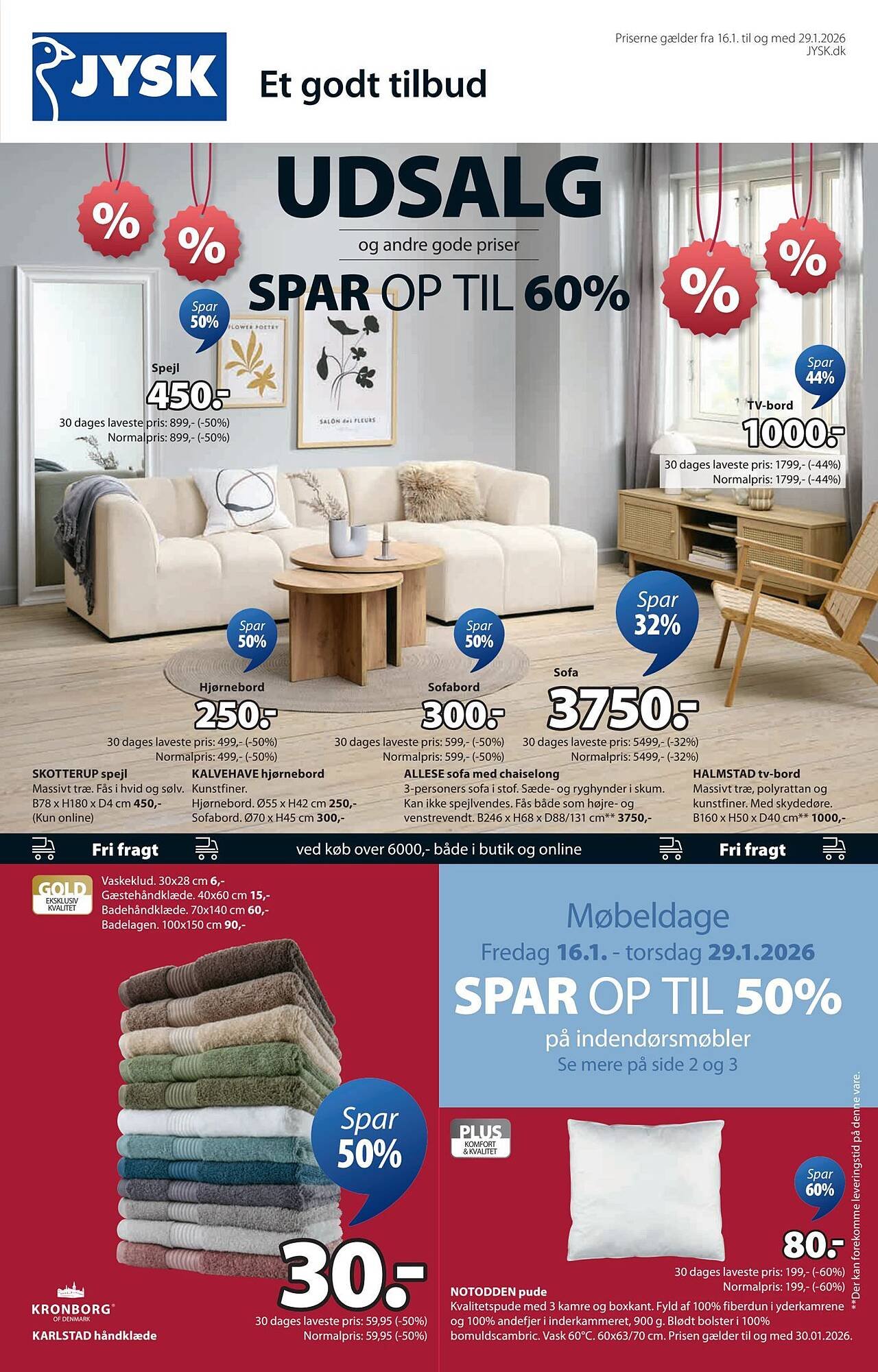 JYSK tilbudsavis (2026-01-16 - 2026-01-30)