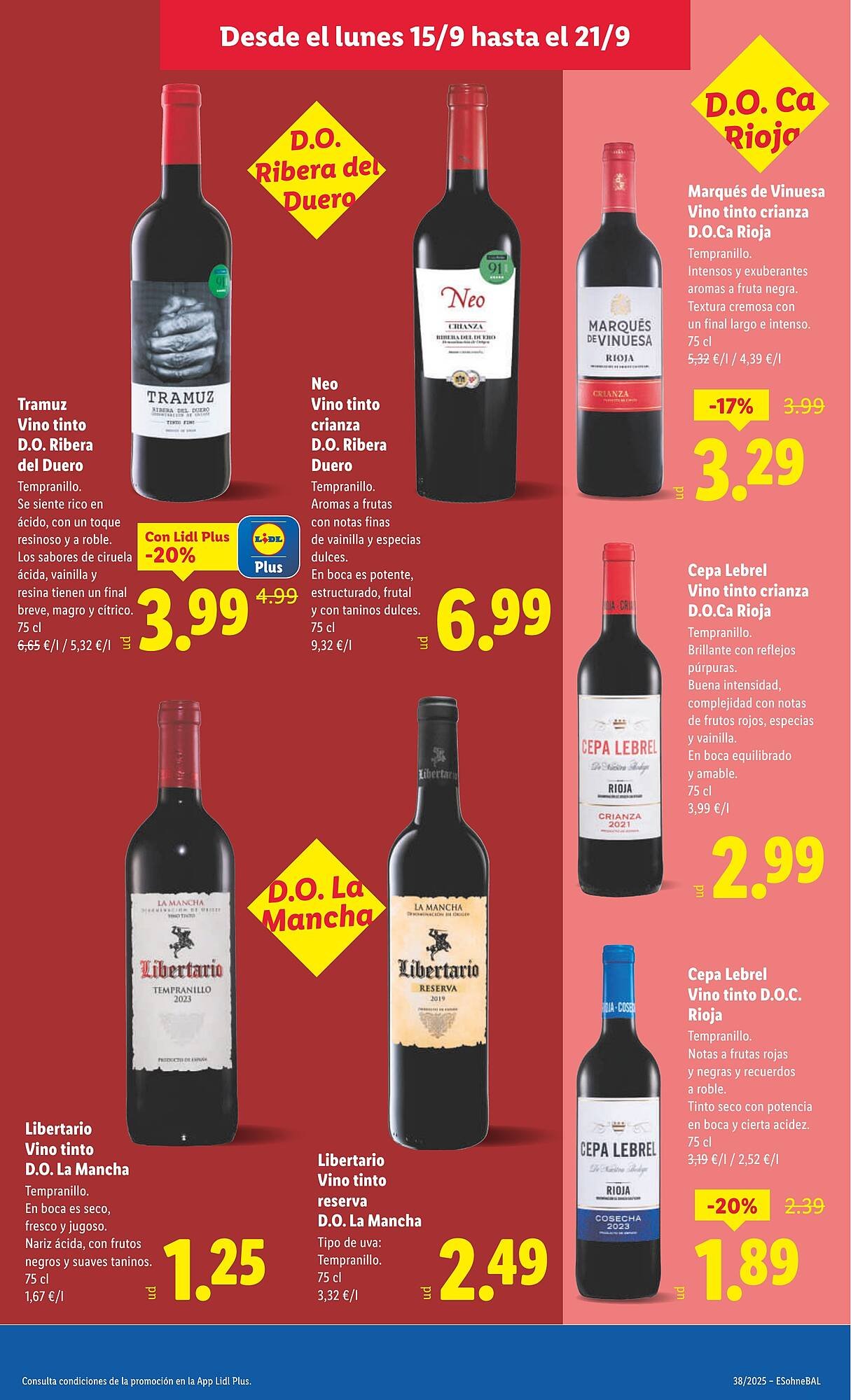 Catálogo Lidl (2025-09-15 - 2025-09-21)