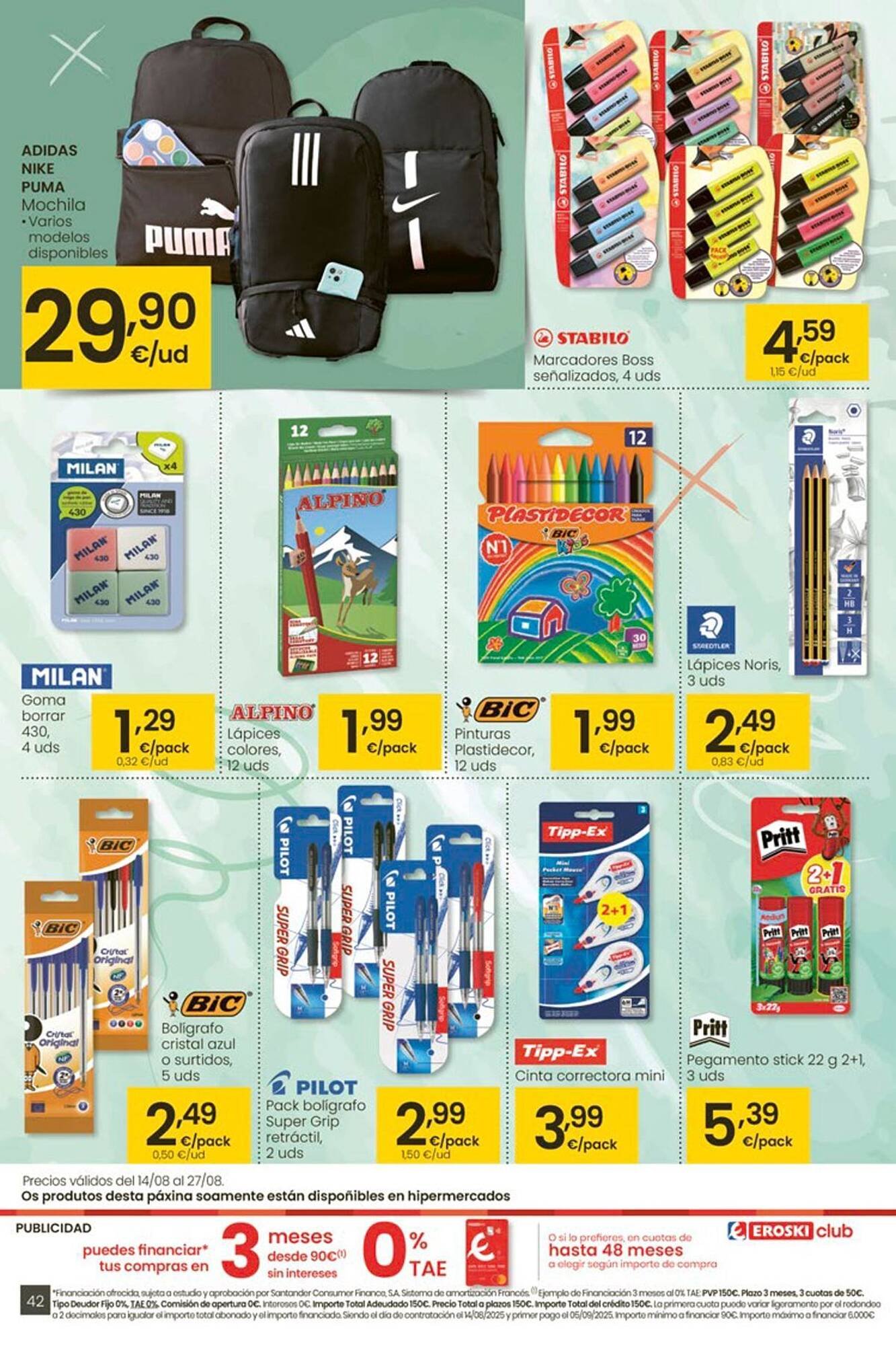 Folleto Eroski (2025-08-14 - 2025-08-26)