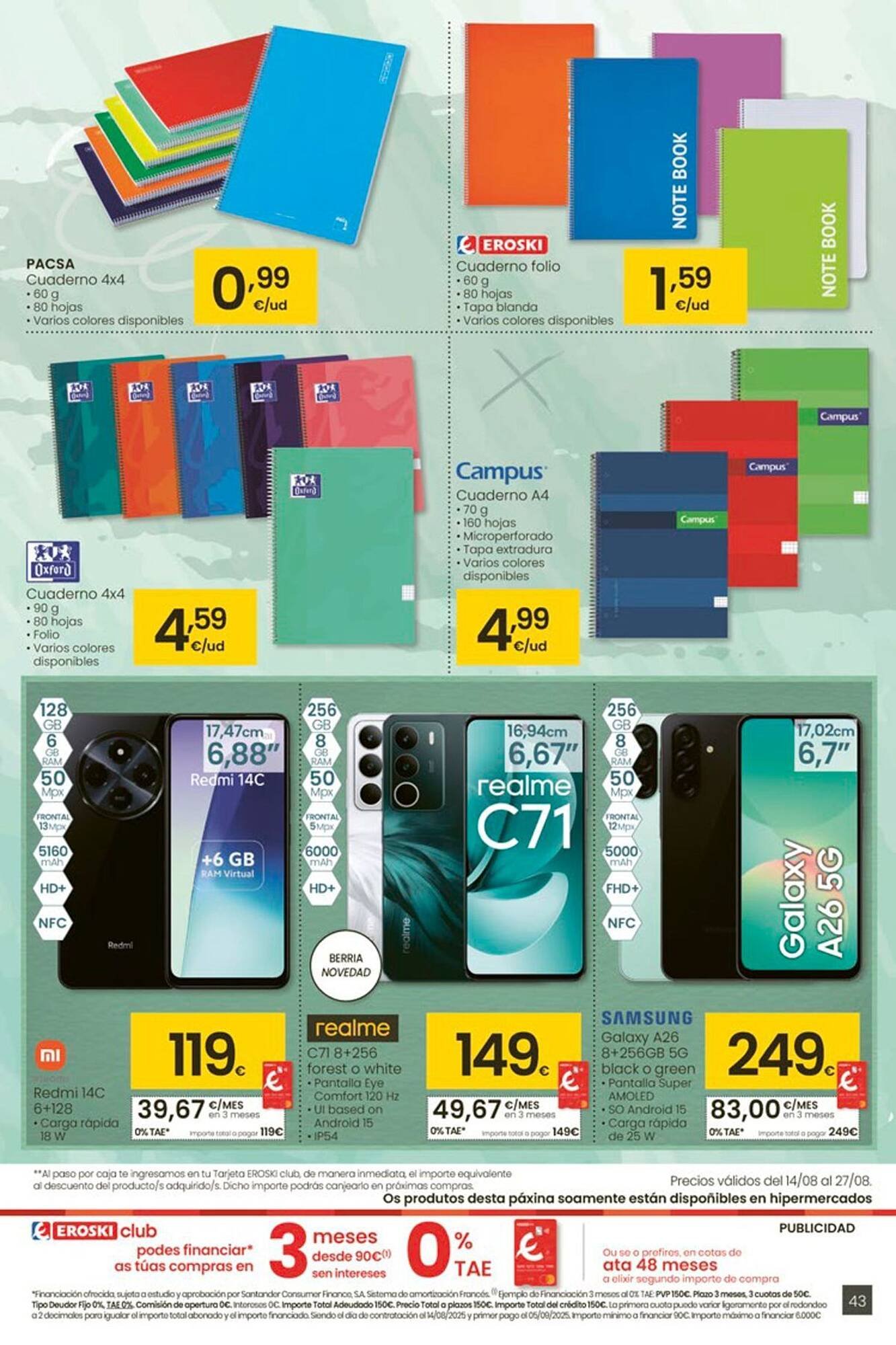 Folleto Eroski (2025-08-14 - 2025-08-26)