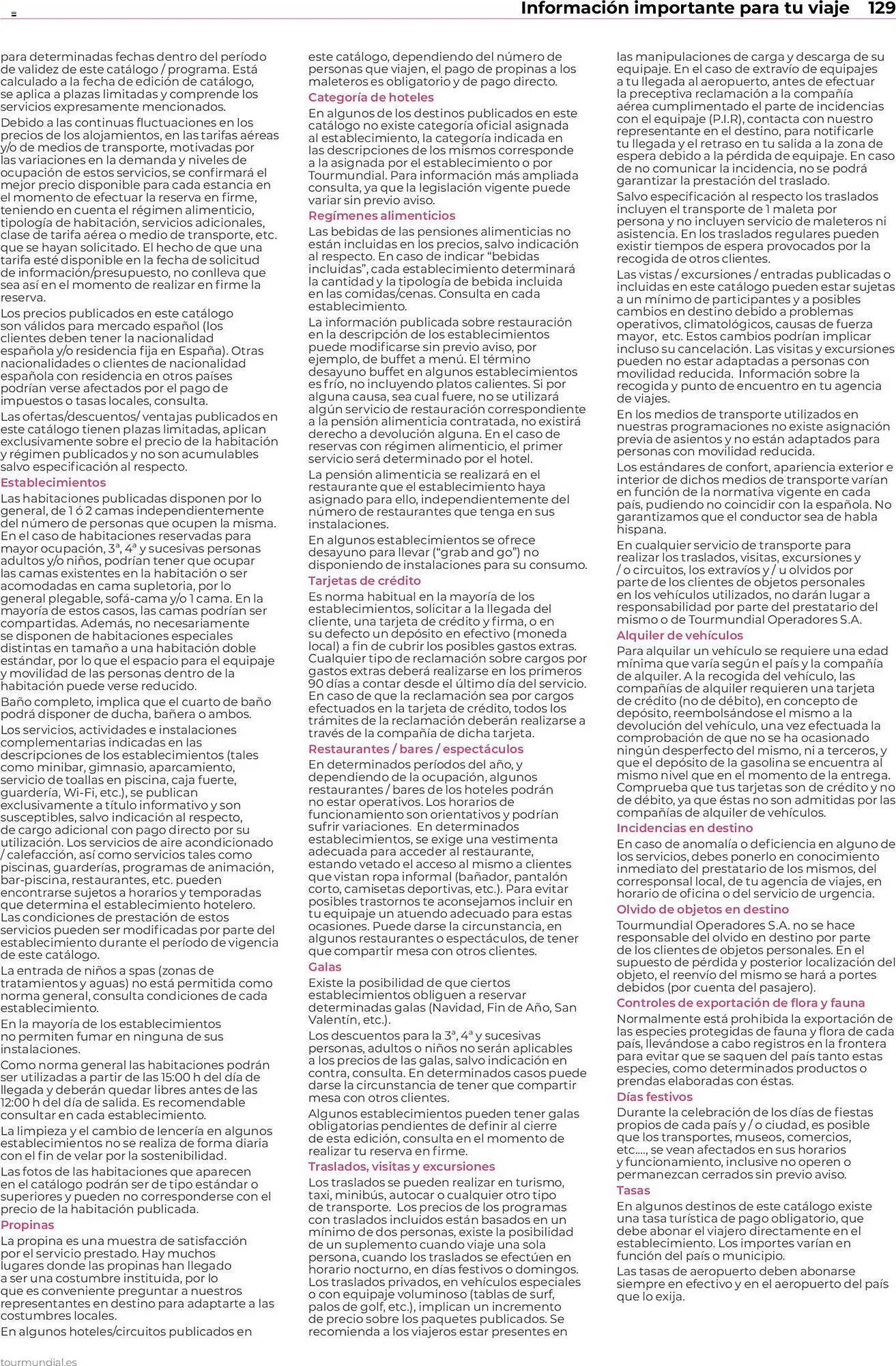 Catálogo Viajes El Corte Inglés