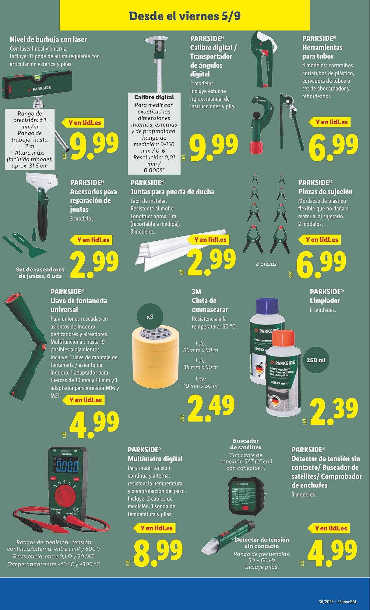 Folleto Lidl (2025-09-01 - 2025-09-07)