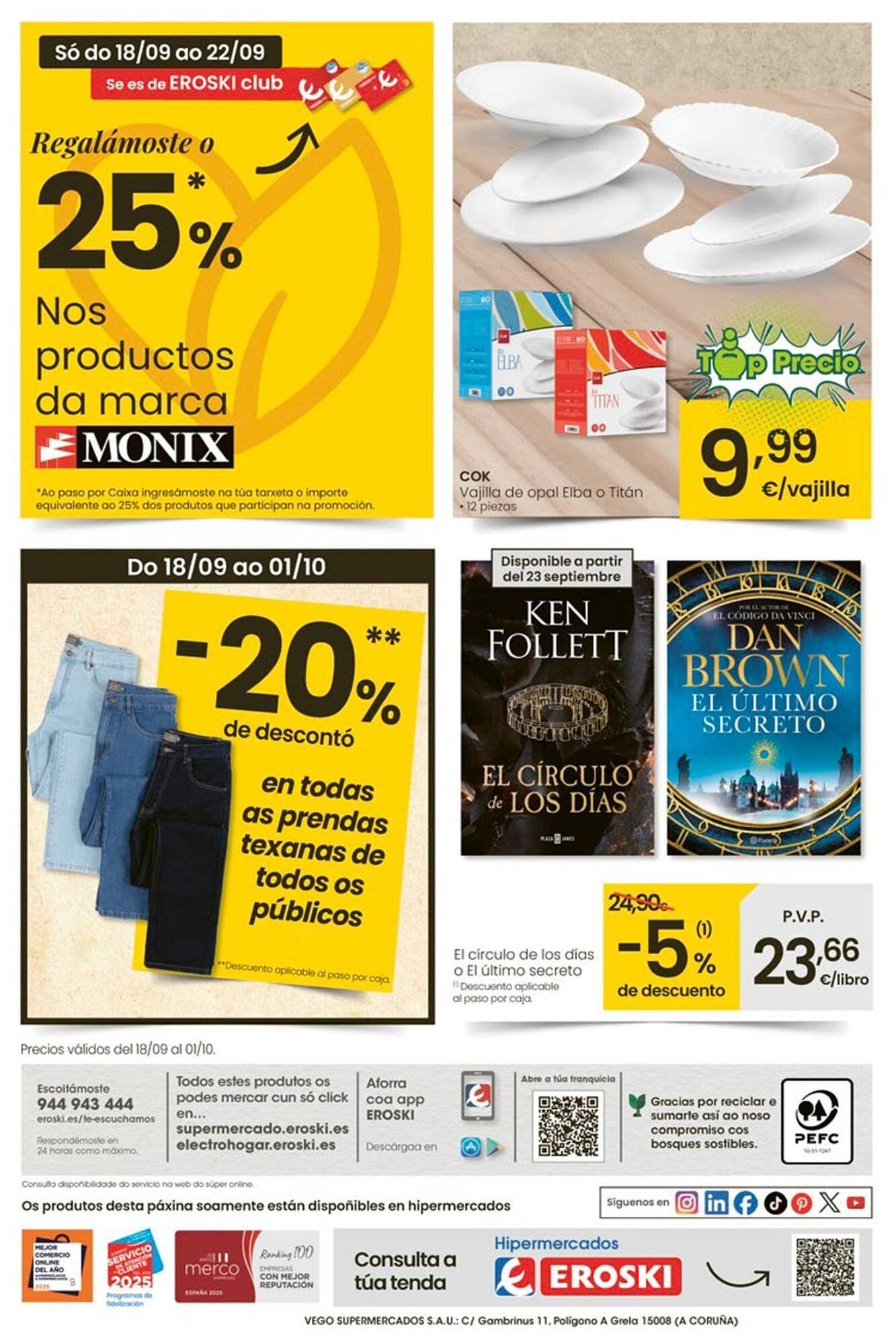 Folleto Eroski (2025-09-18 - 2025-09-30)